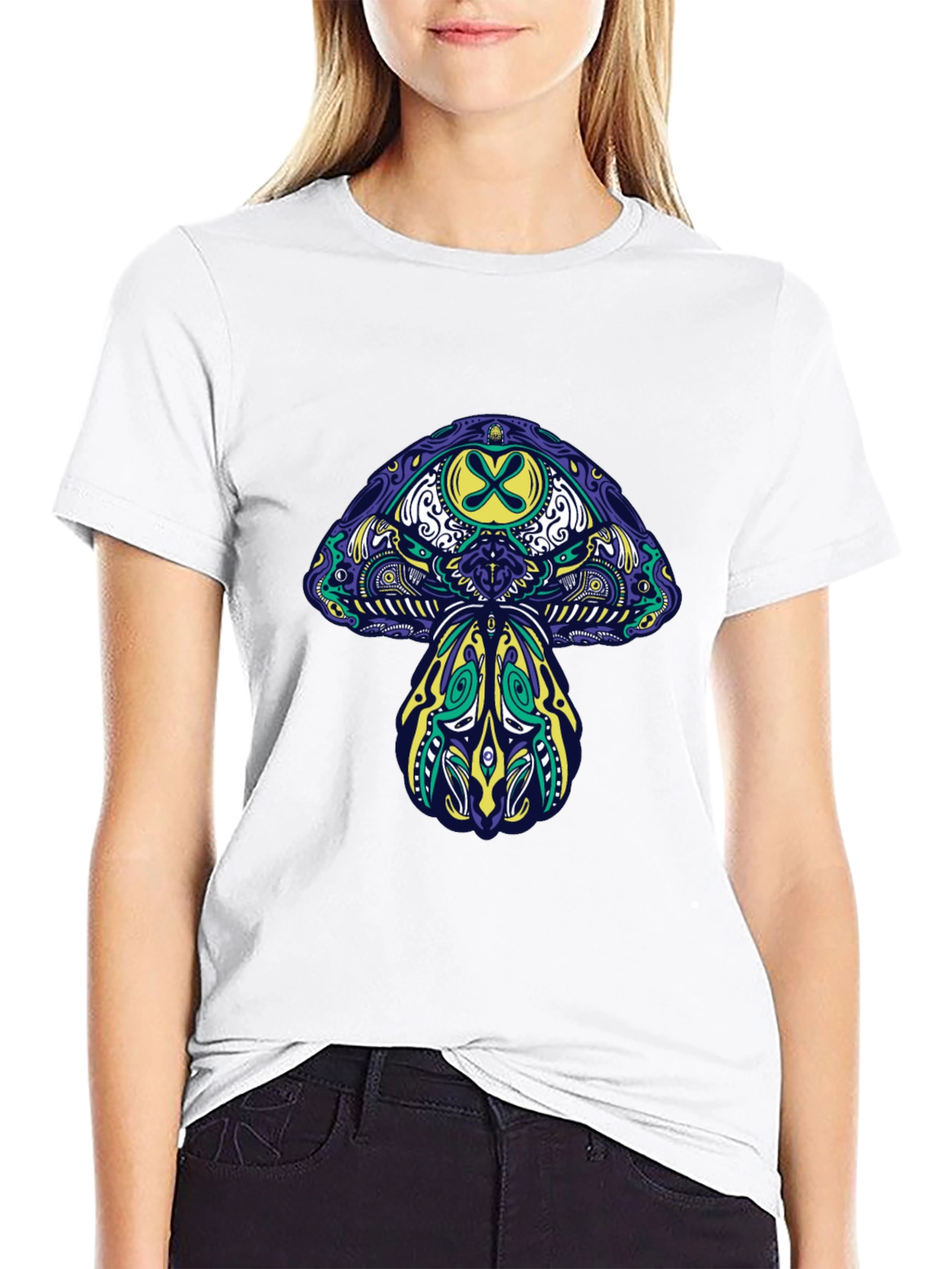 Psychedelic Mushroom Graphic Tee