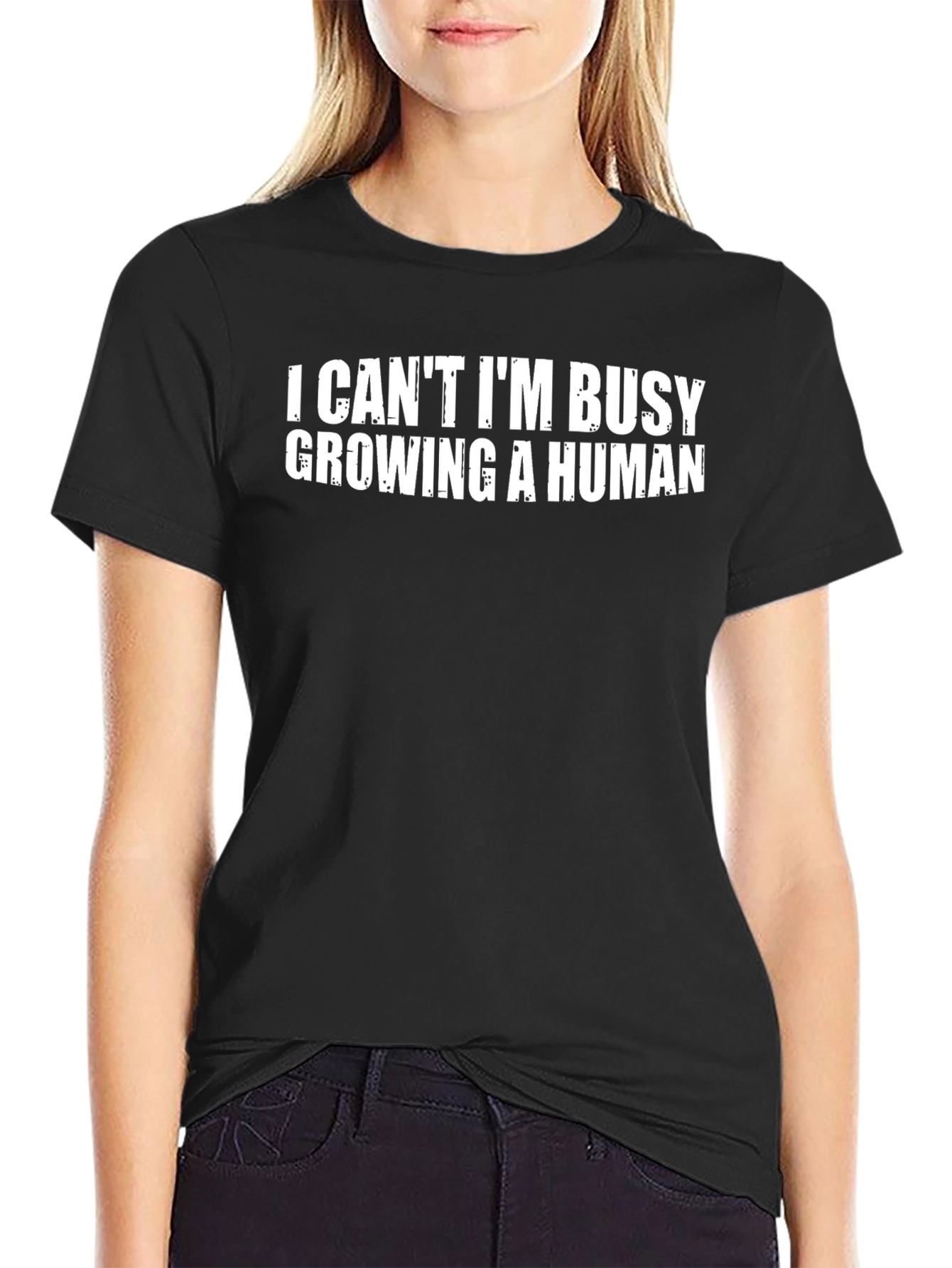 I Cant Im Busy Growing A Human T-Shirt