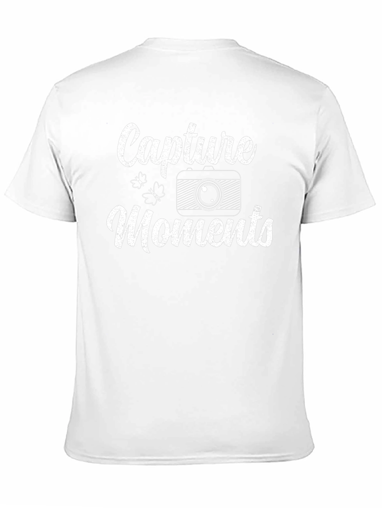 Capture Moments Black Graphic T-Shirt