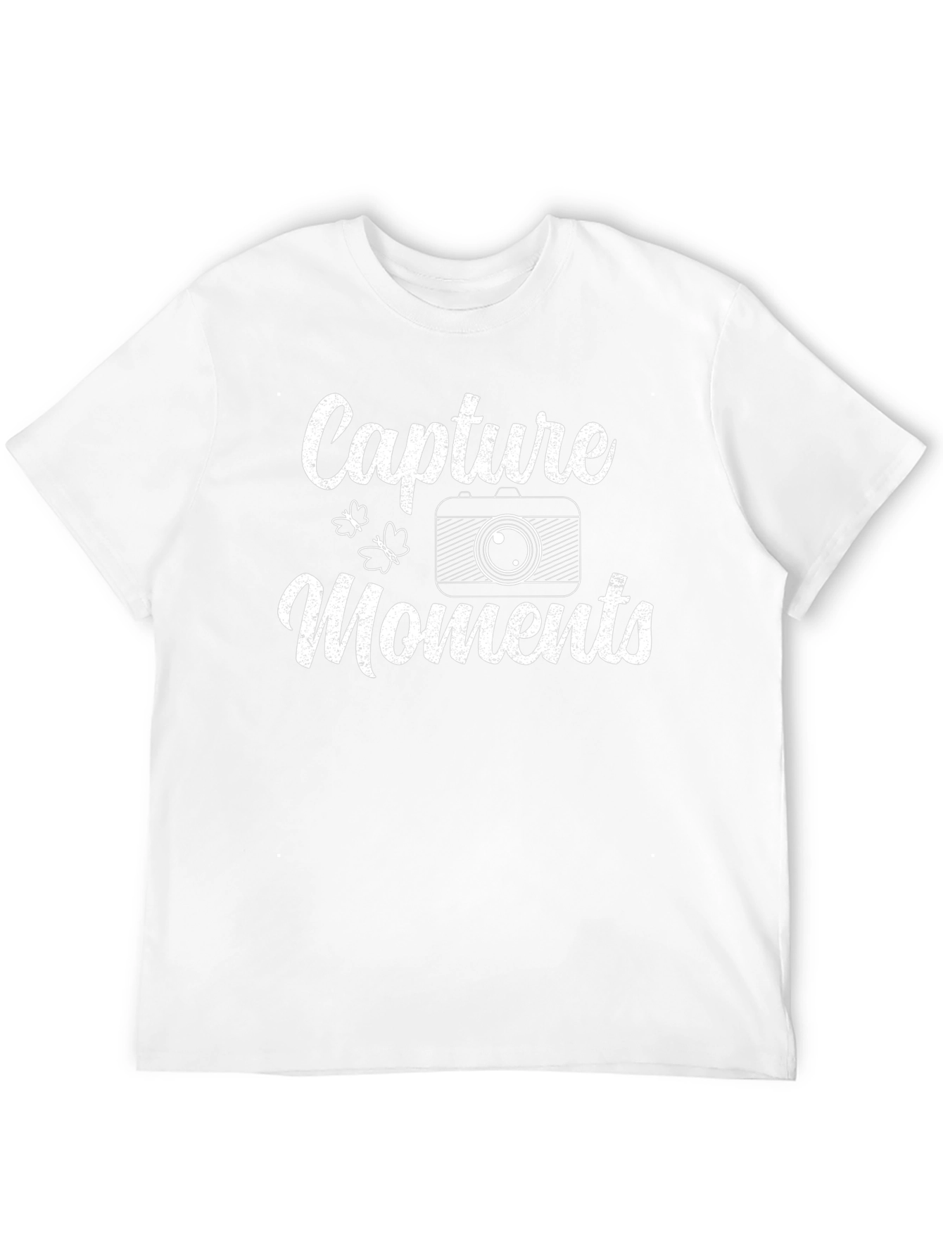 Capture Moments Black Graphic T-Shirt