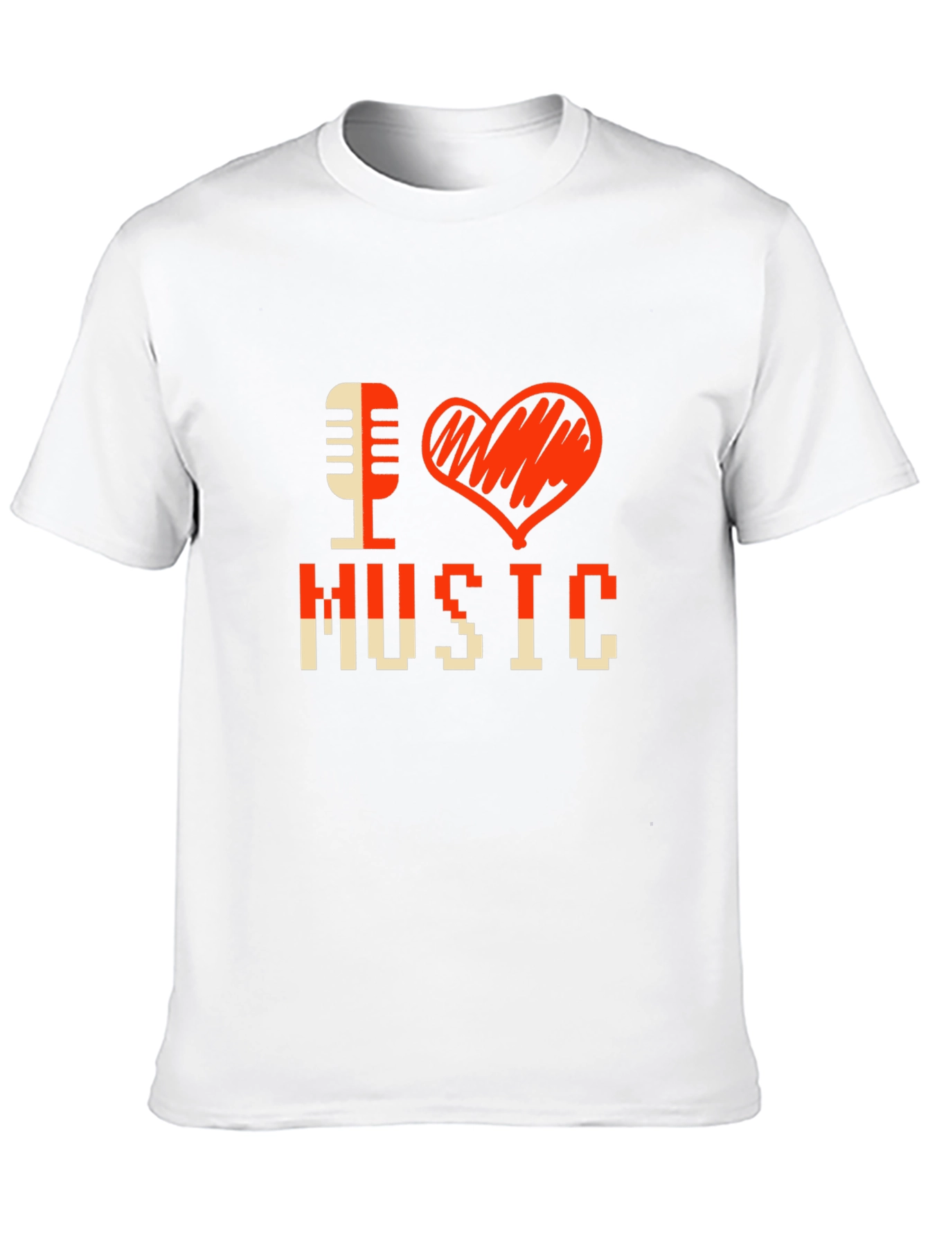 I Love Music Graphic T-Shirt