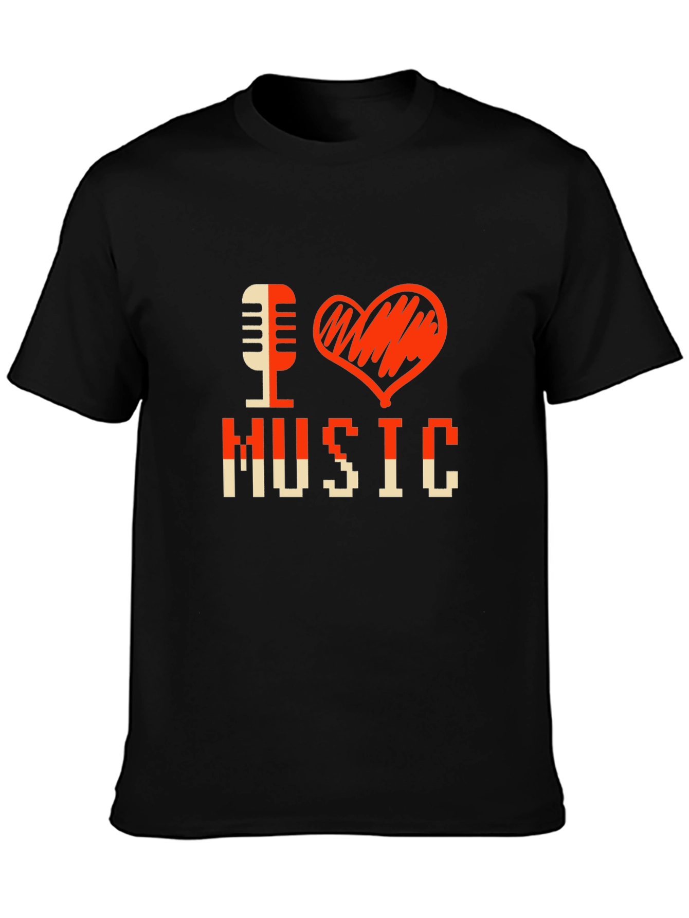I Love Music Graphic T-Shirt