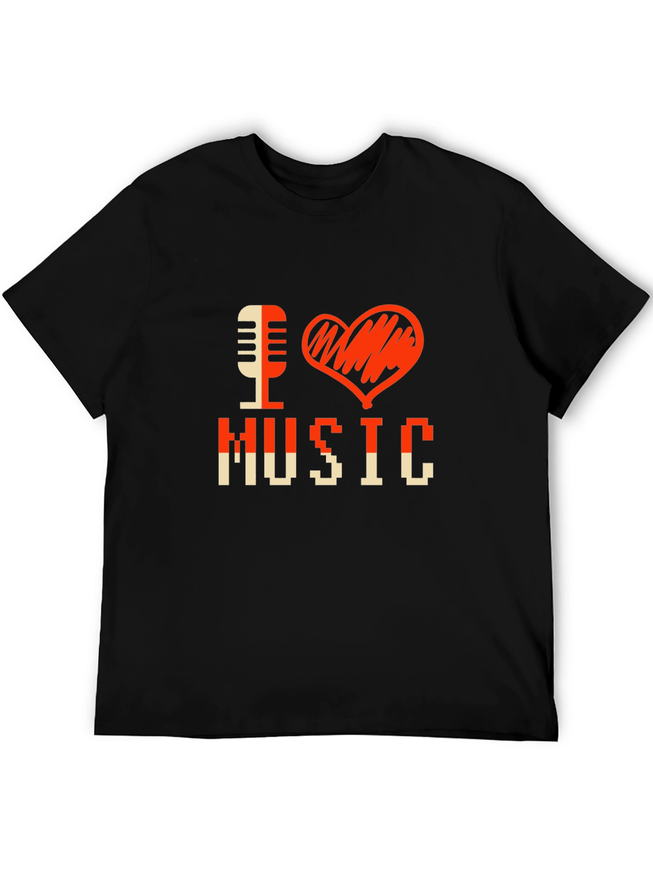 I Love Music Graphic T-Shirt
