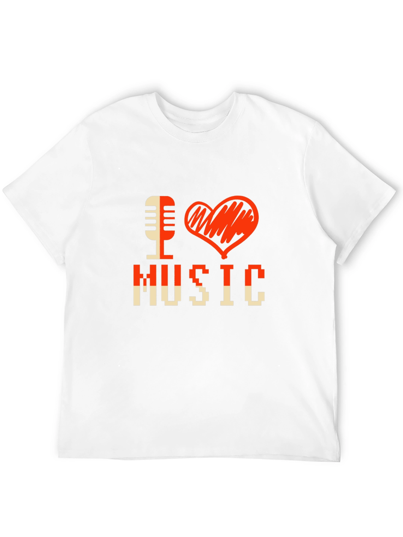 I Love Music Graphic T-Shirt