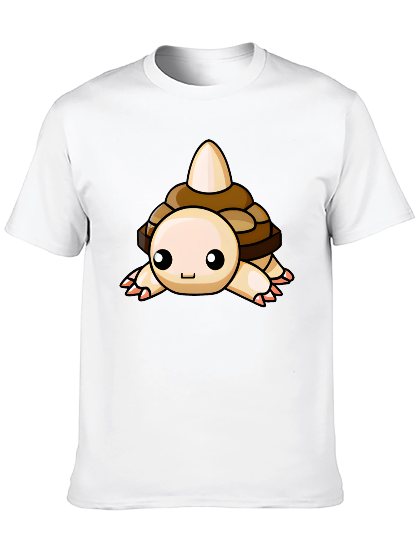 Cute Cartoon Turtle Graphic Black T-Shirt