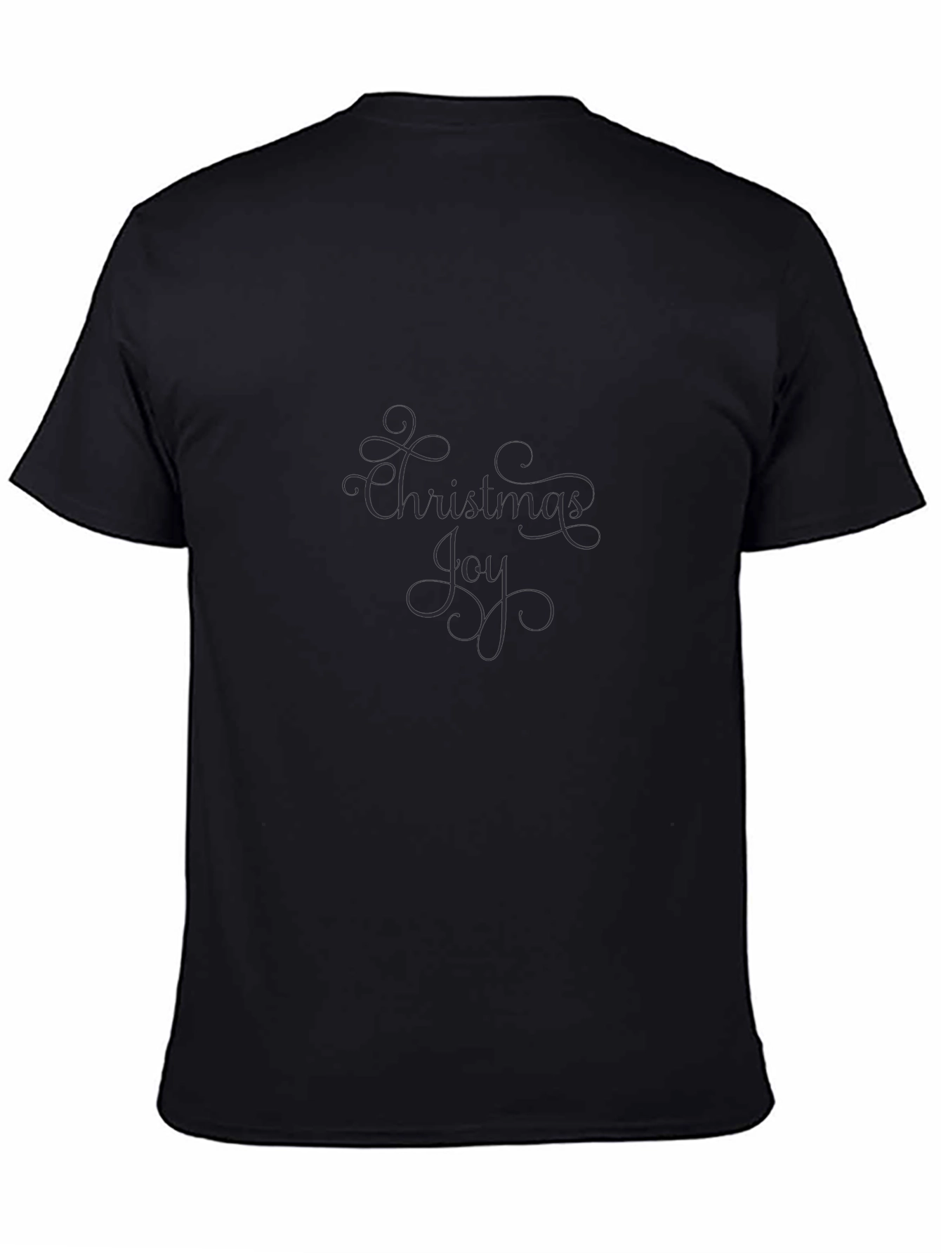 Christmas Joy Black T-Shirt