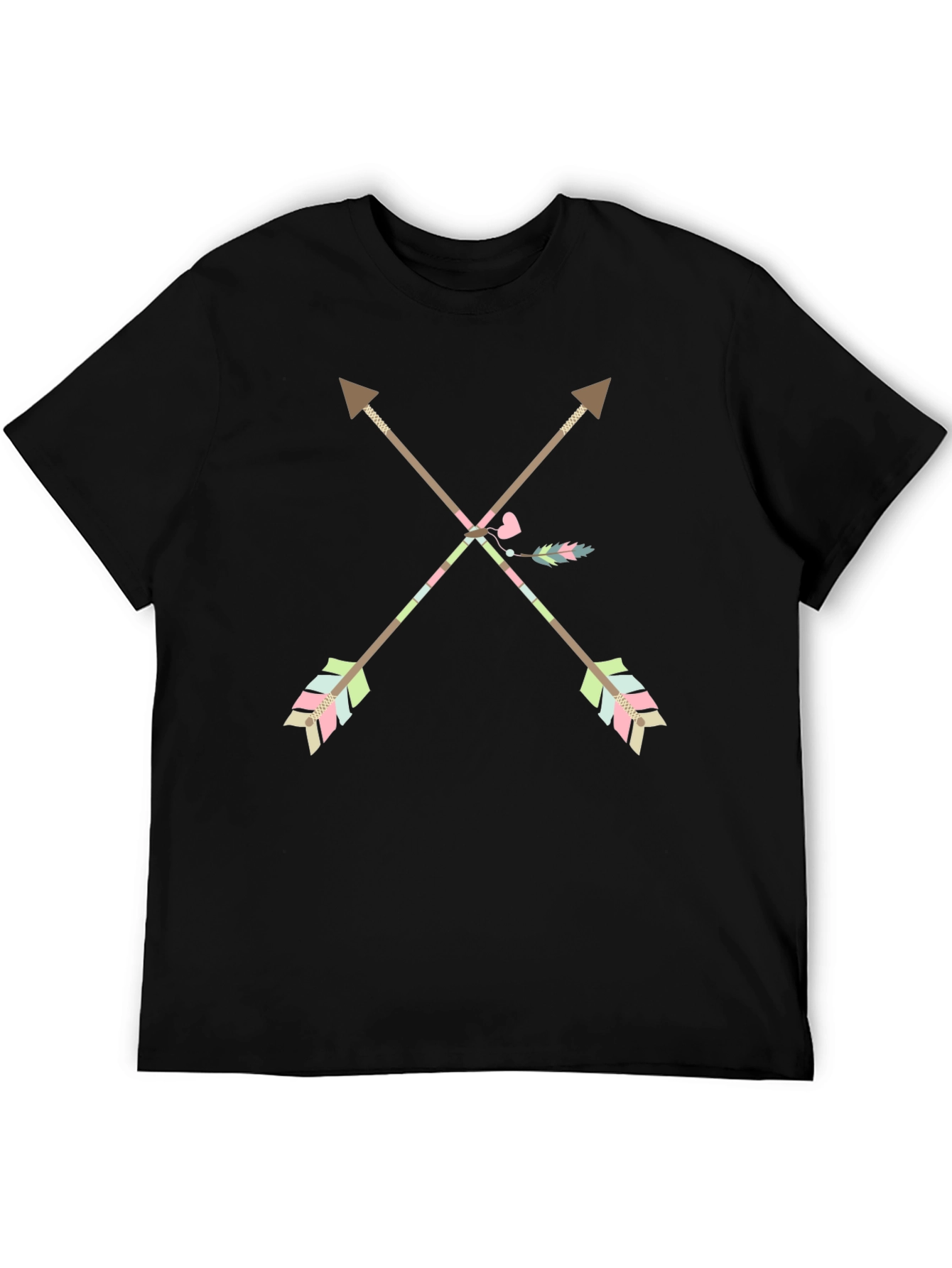 Crossed Arrows Graphic Tee - Trendy Casual Wear