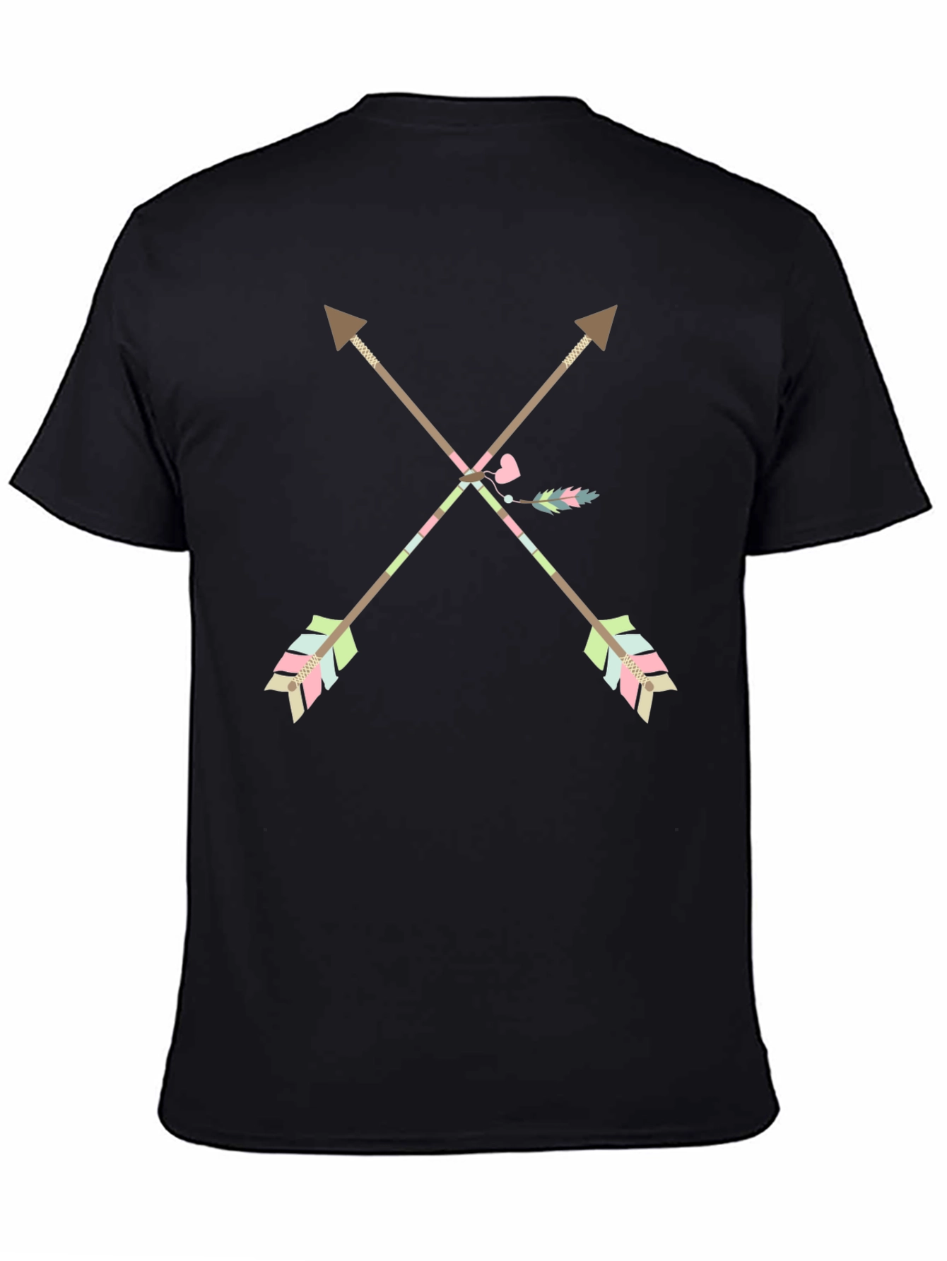Crossed Arrows Graphic Tee - Trendy Casual Wear