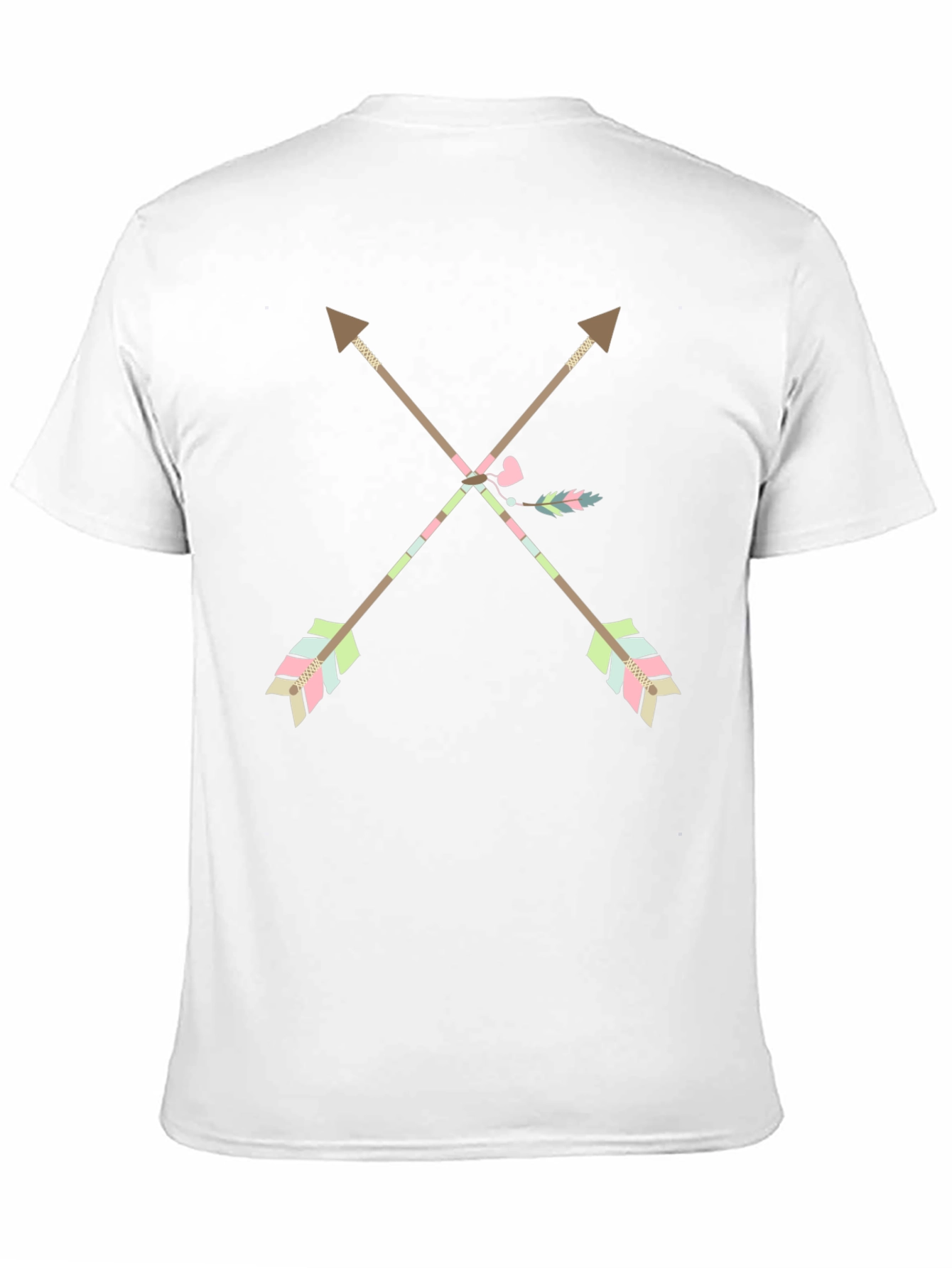 Crossed Arrows Graphic Tee - Trendy Casual Wear