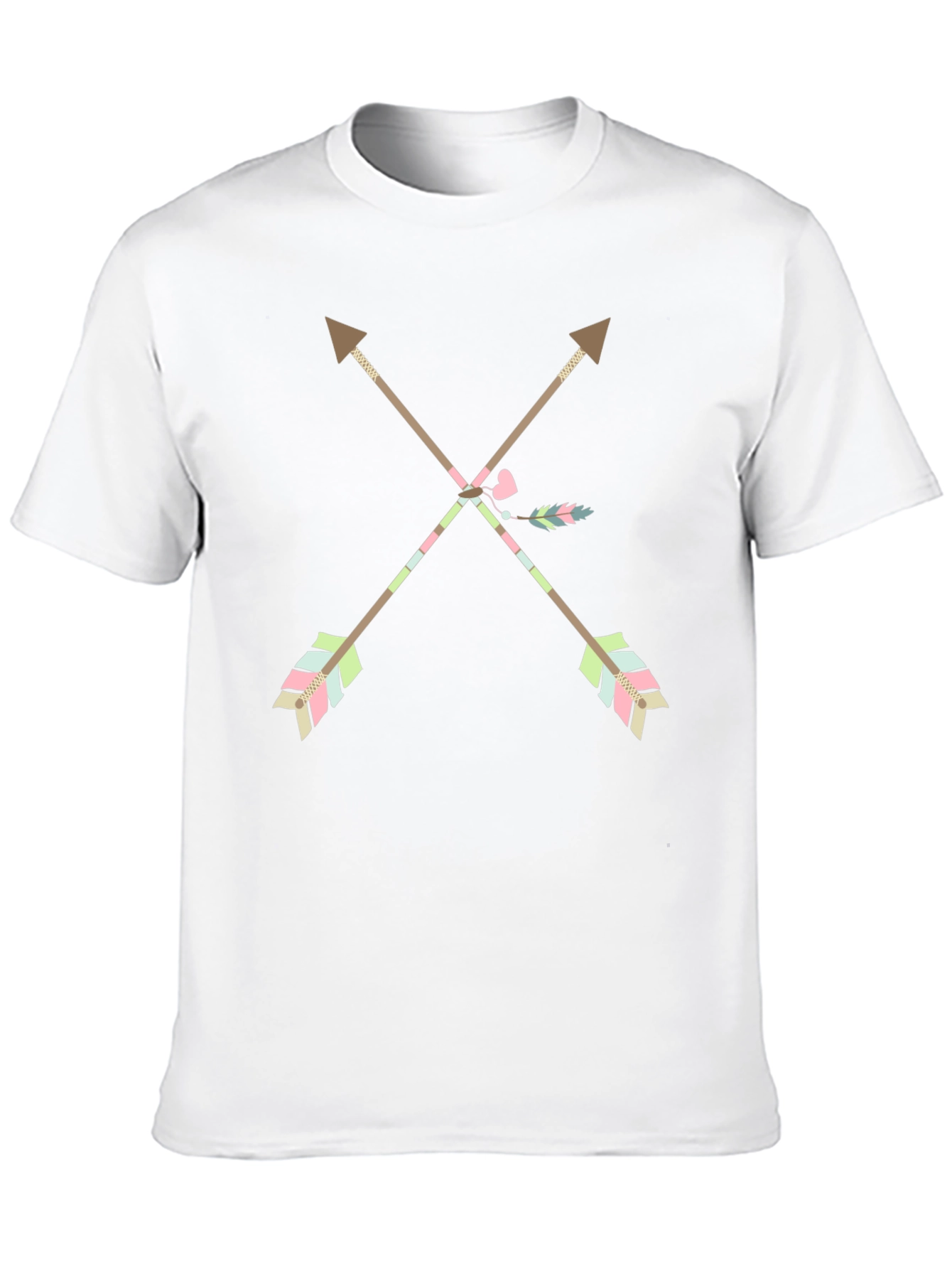 Crossed Arrows Graphic Tee - Trendy Casual Wear