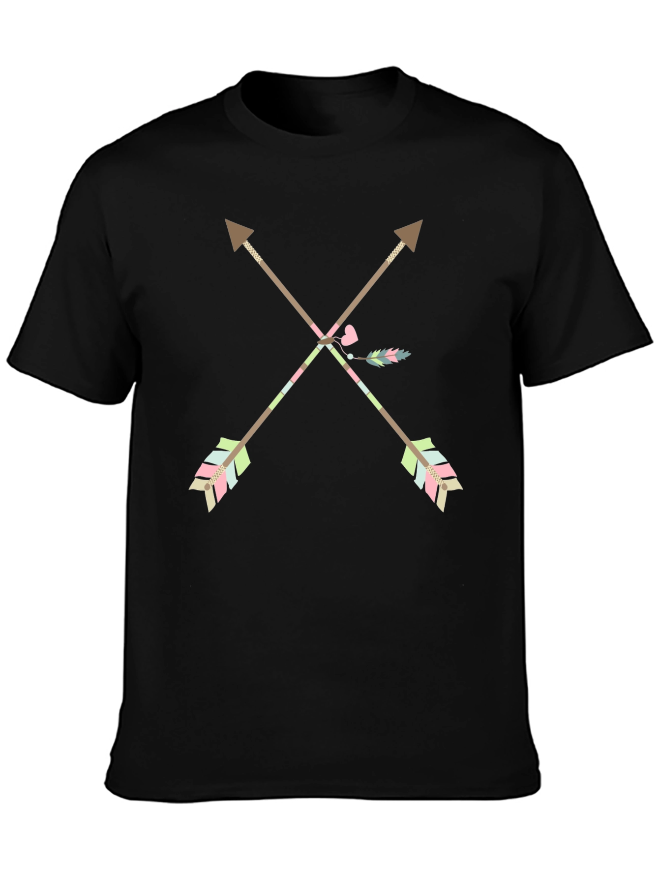 Crossed Arrows Graphic Tee - Trendy Casual Wear