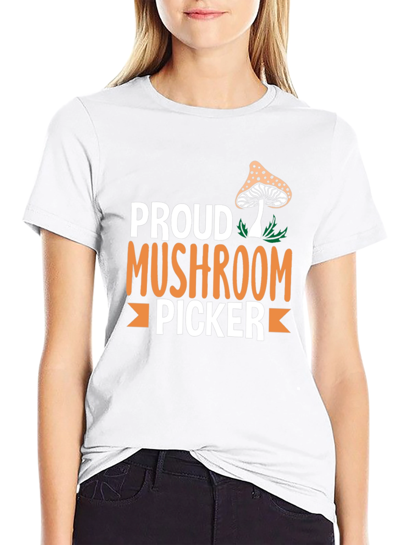 Proud Mushroom Picker Graphic T-Shirt