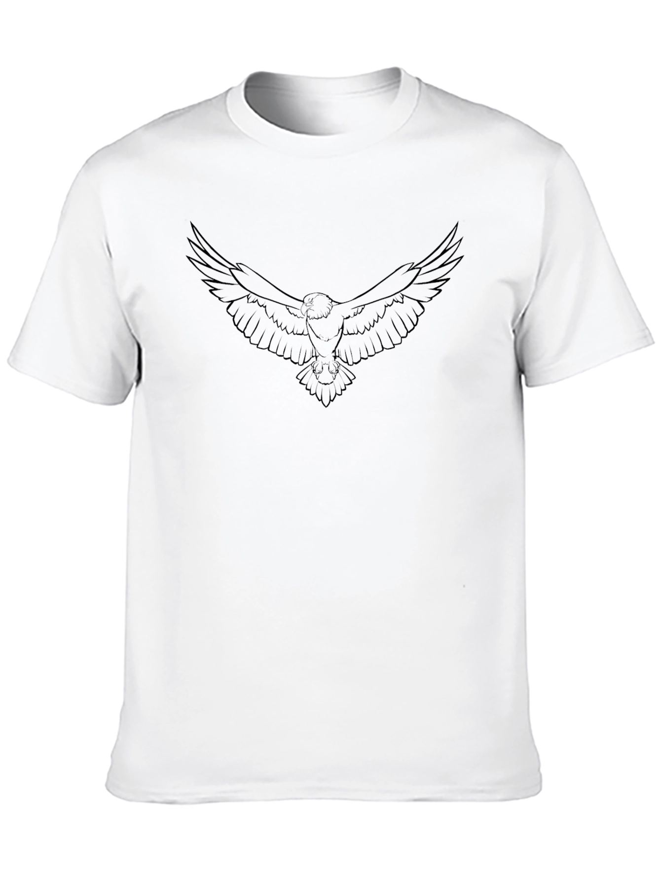 Black Eagle Graphic Tee - Mens Short Sleeve