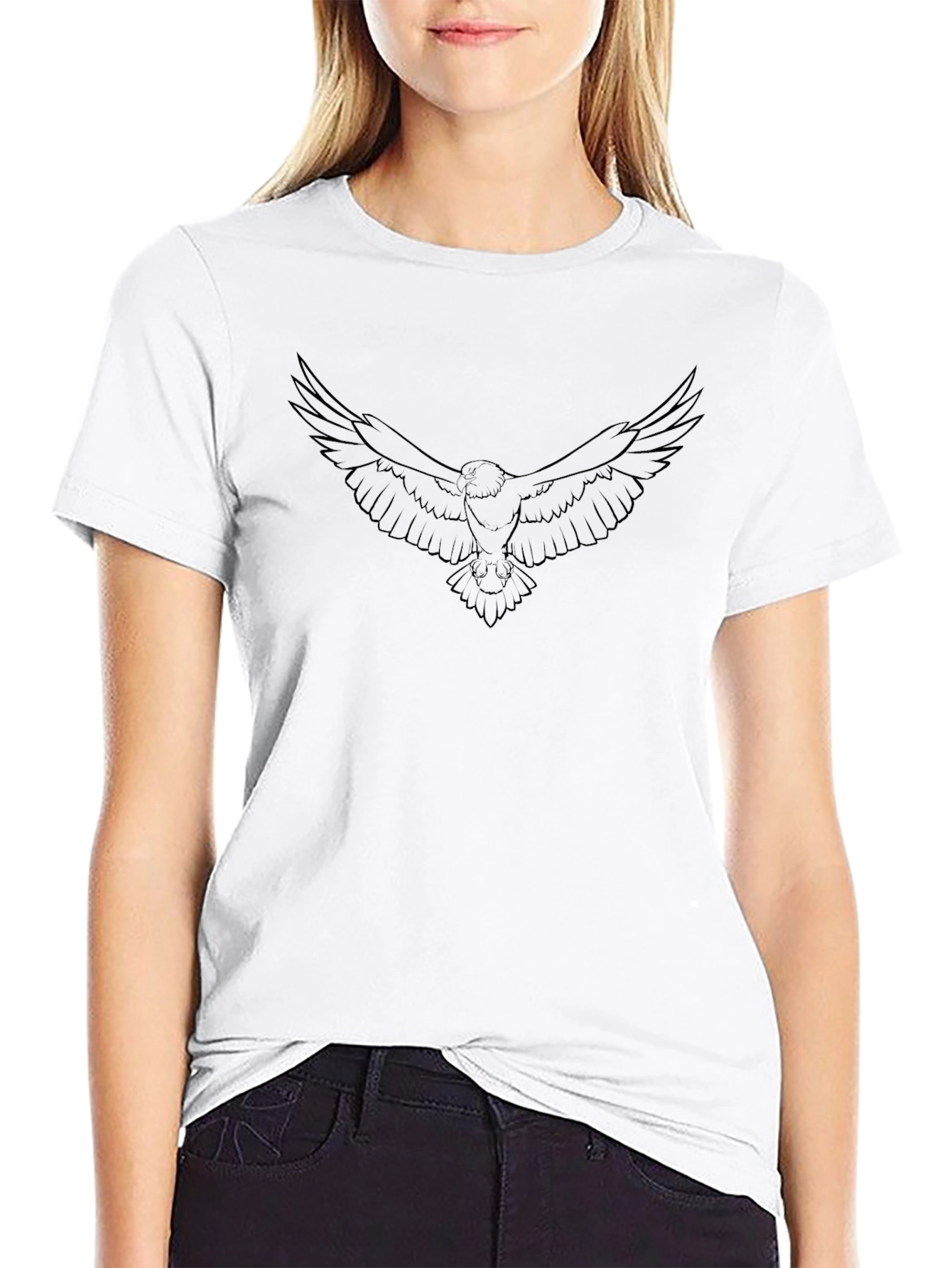 Black Eagle Graphic Tee - Mens Short Sleeve