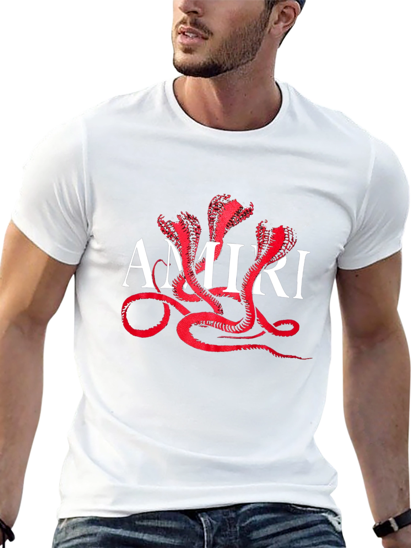 Cobra Graphic T-Shirt - Stylish Black Tee