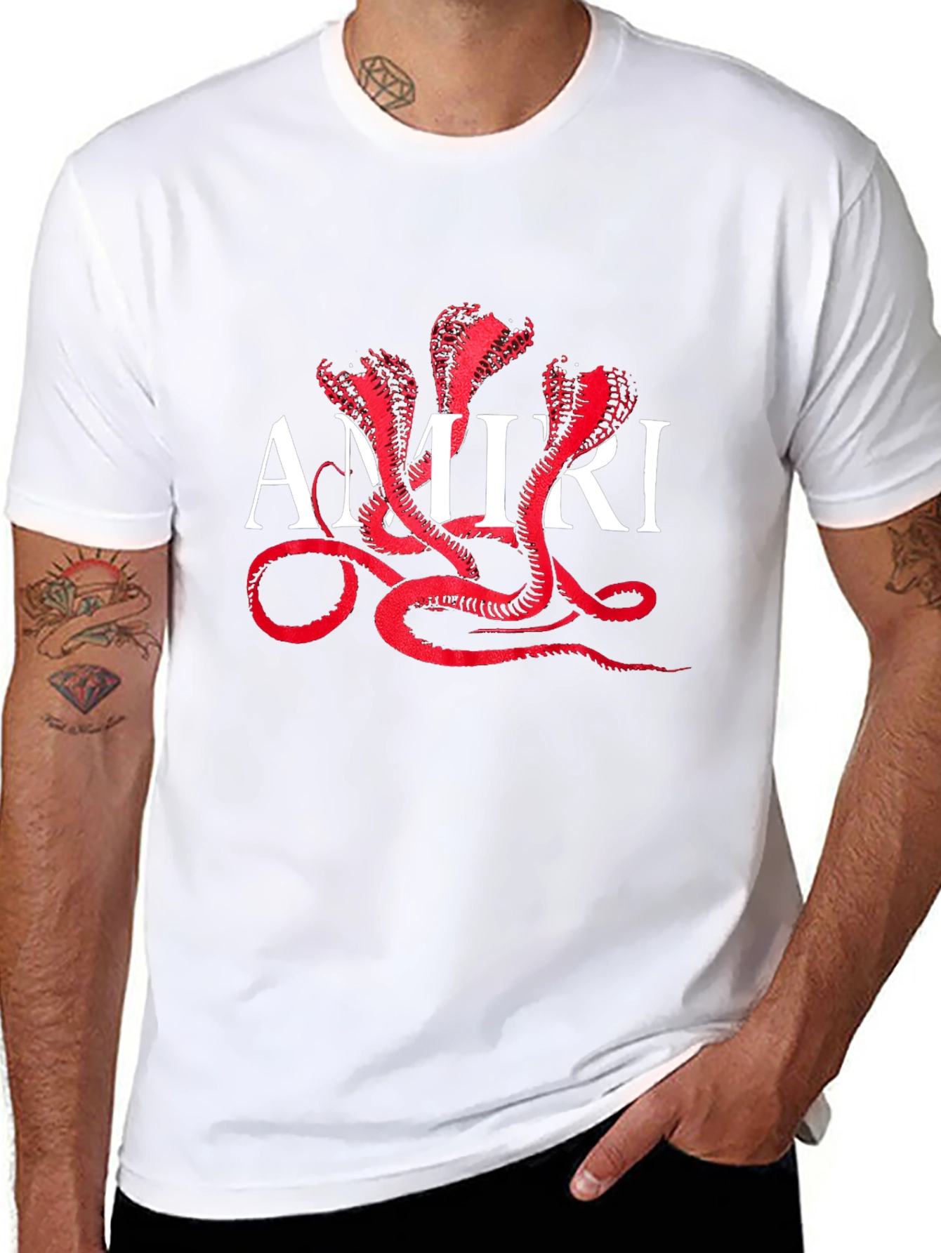 Cobra Graphic T-Shirt - Stylish Black Tee