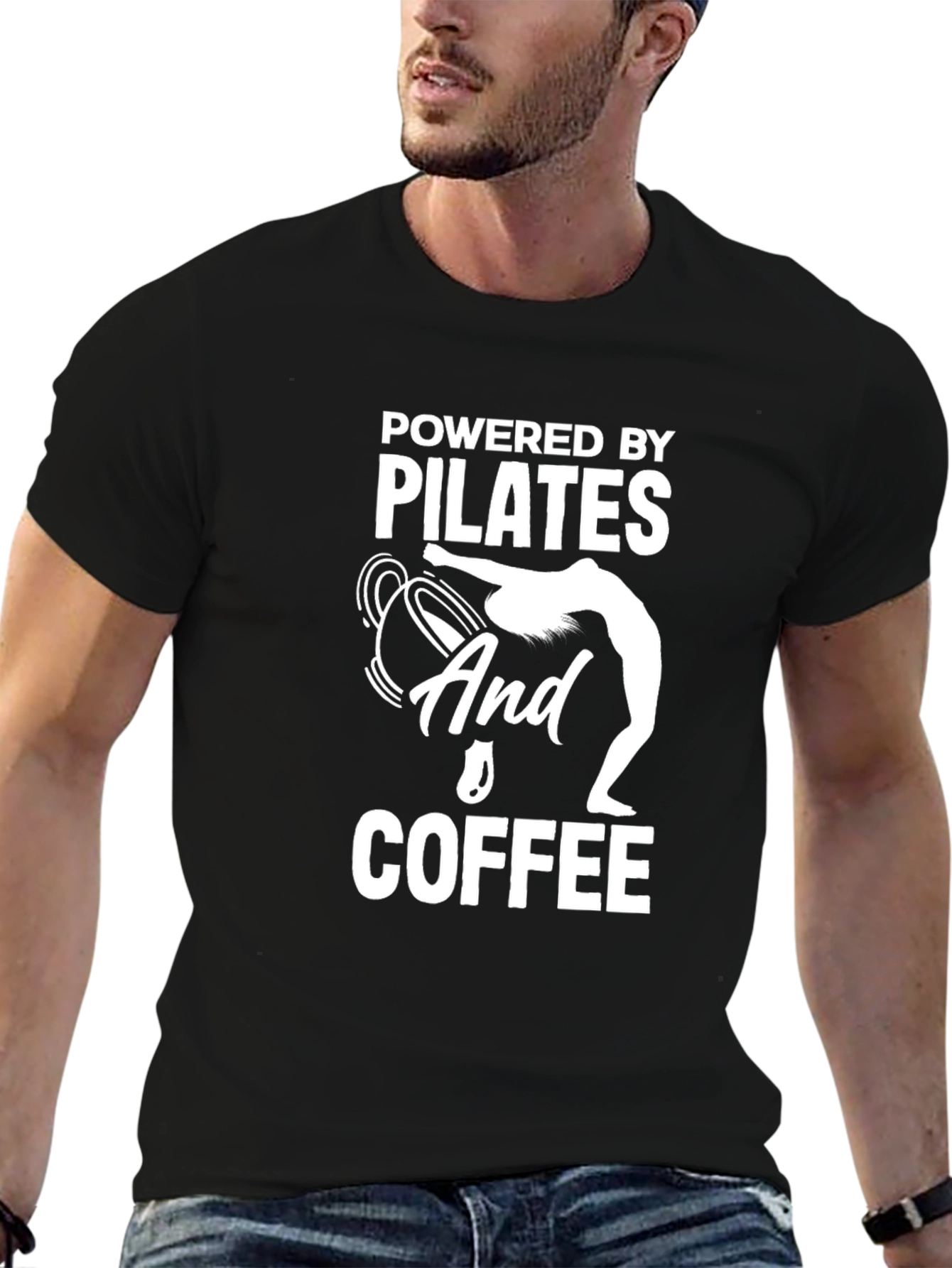 Pilates & Coffee T-Shirt - Workout Motivation
