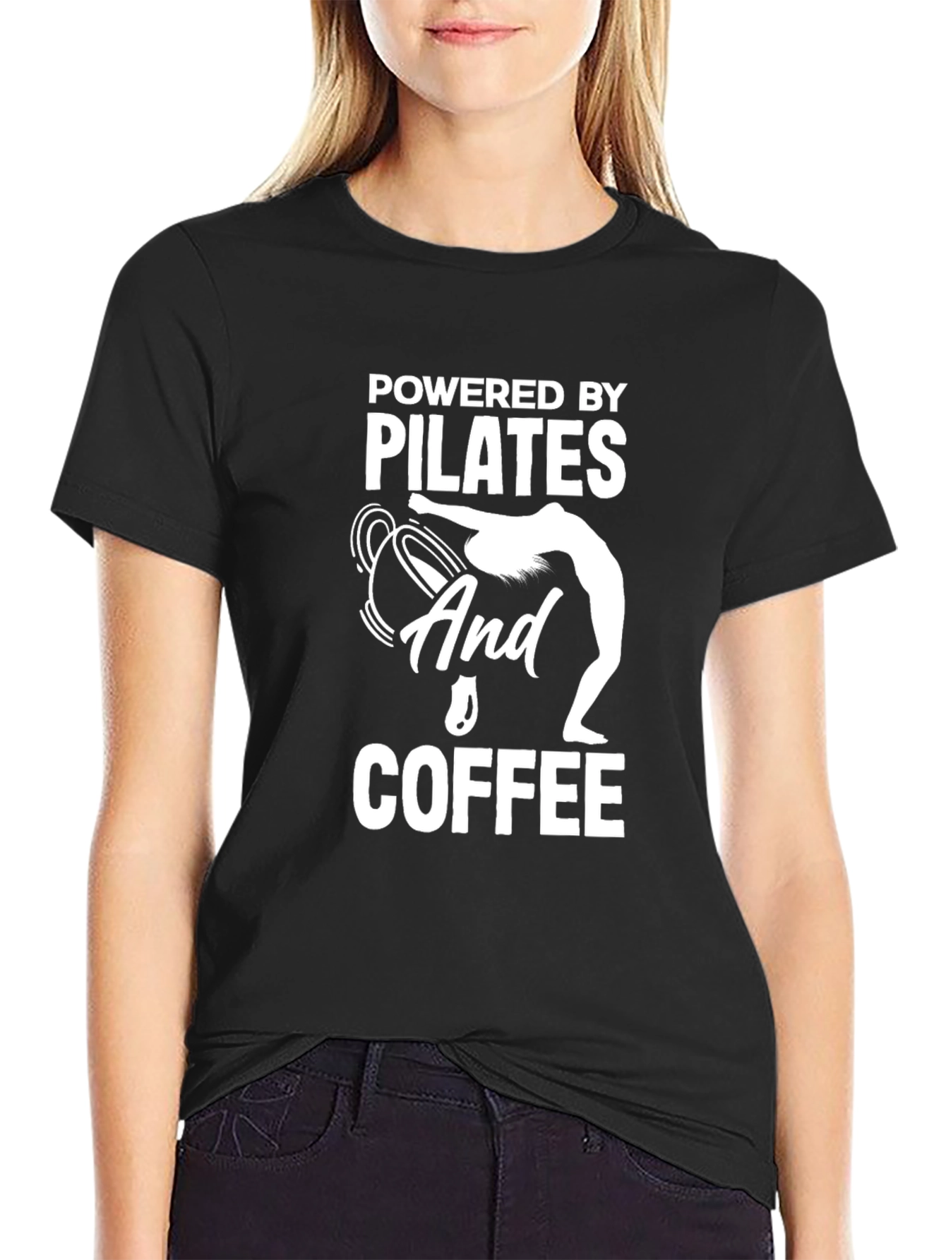 Pilates & Coffee T-Shirt - Workout Motivation