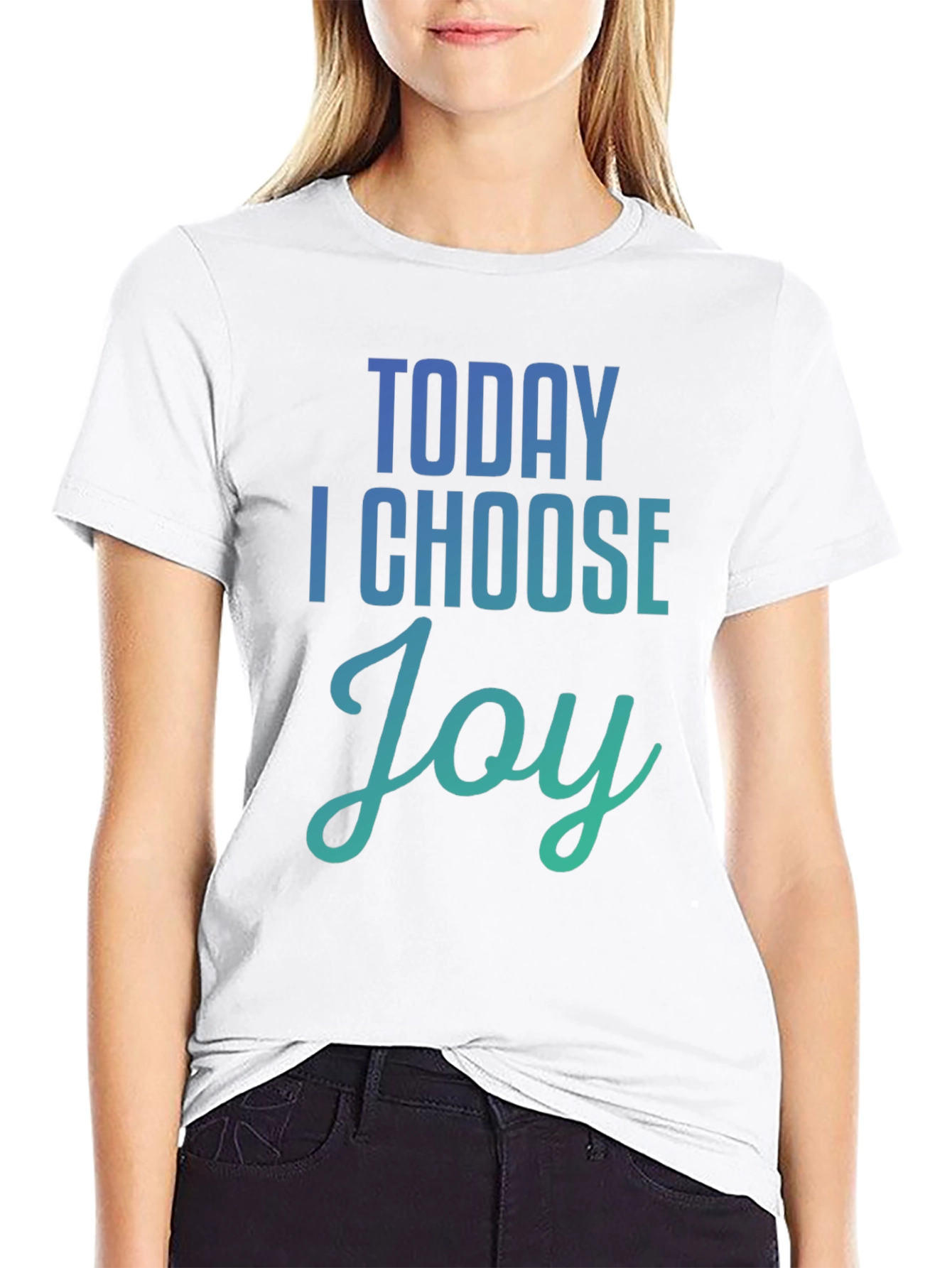 Today I Choose Joy Graphic Tee - Black Unisex