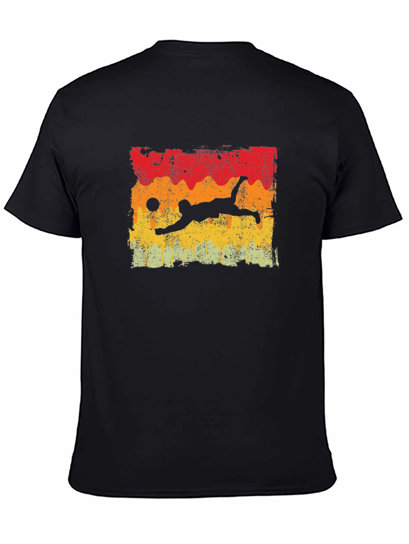 Retro Volleyball Dive Graphic T-Shirt