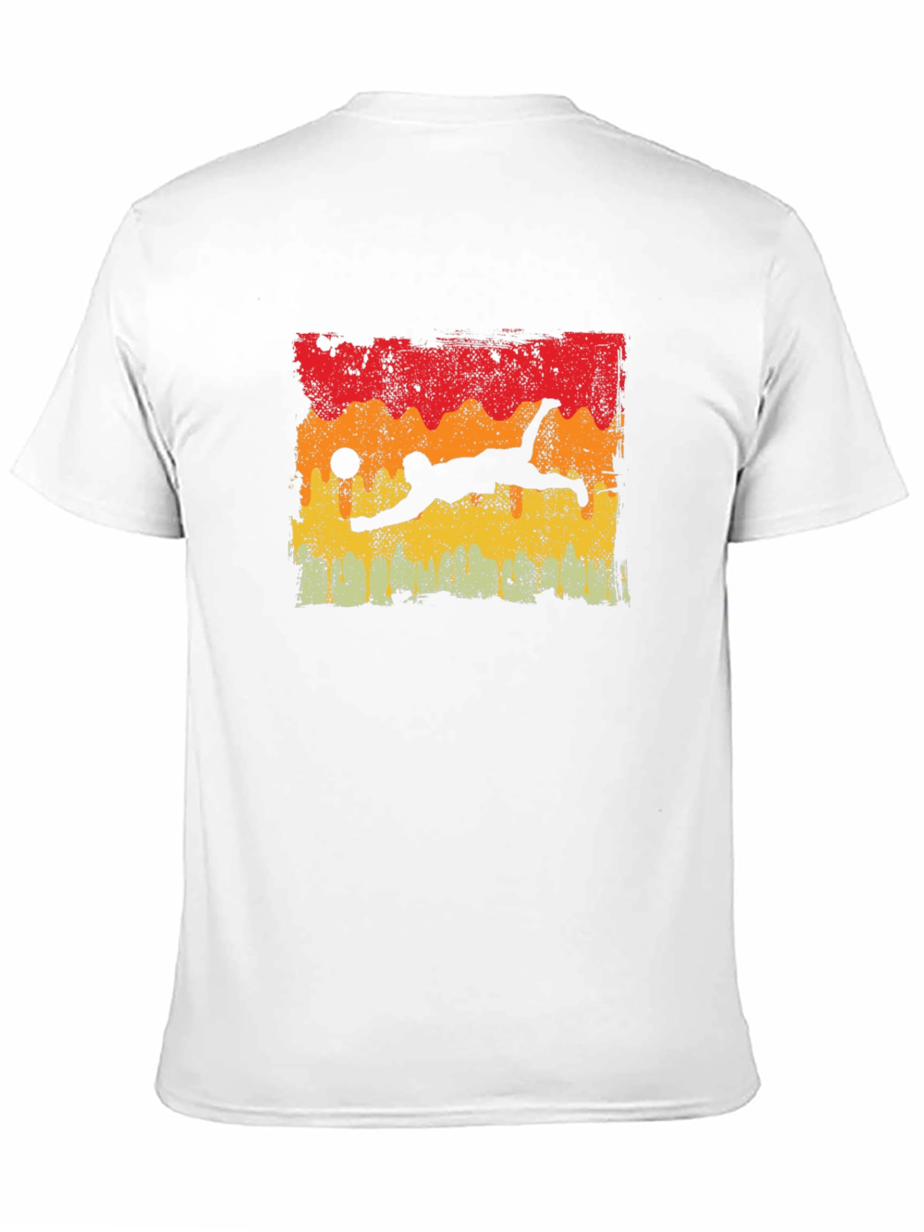 Retro Volleyball Dive Graphic T-Shirt
