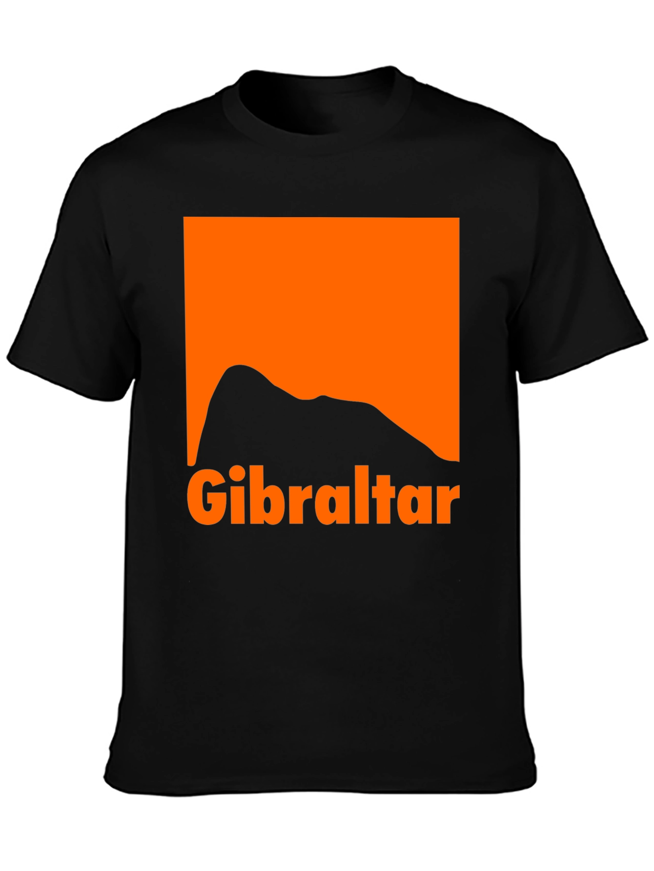 Gibraltar T-Shirt - Orange Mountain Design