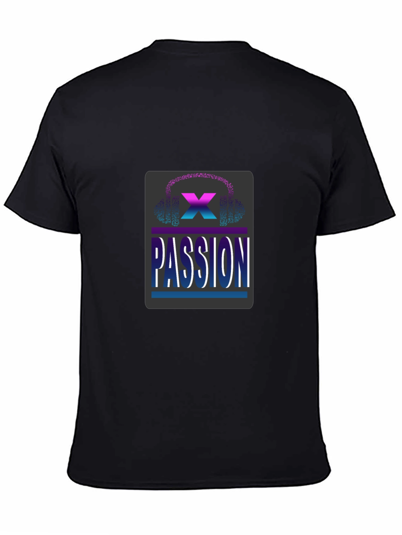 Passion X T-Shirt - Black Cotton Blend