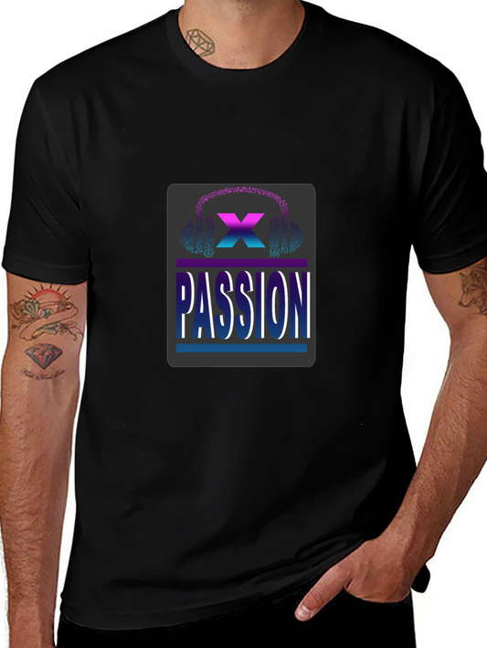 Passion X T-Shirt - Black Cotton Blend