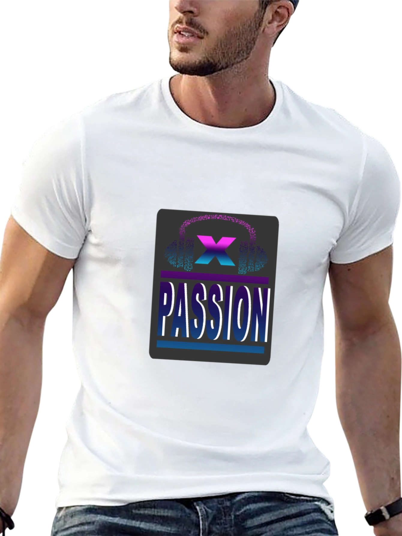 Passion X T-Shirt - Black Cotton Blend