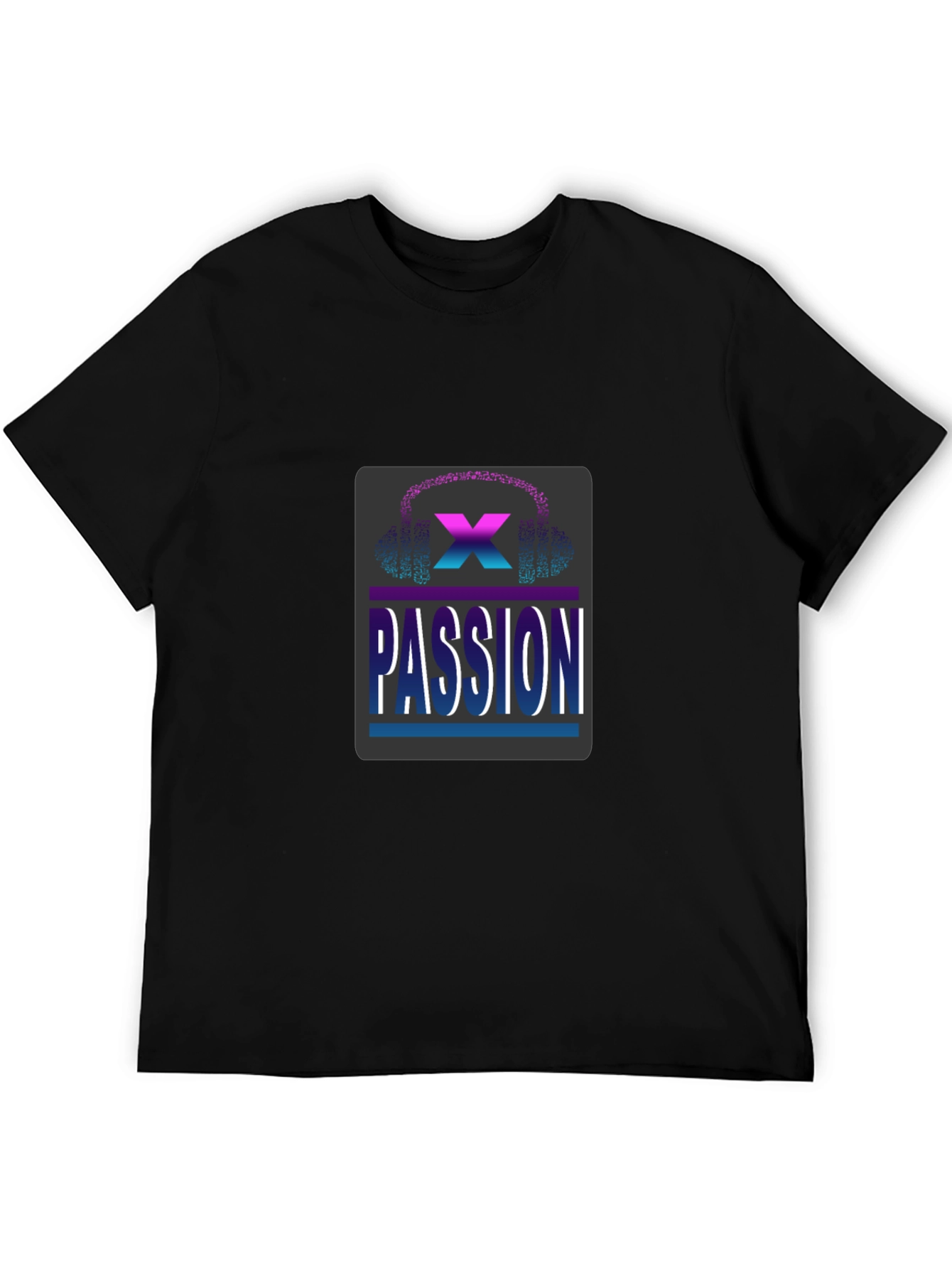 Passion X T-Shirt - Black Cotton Blend
