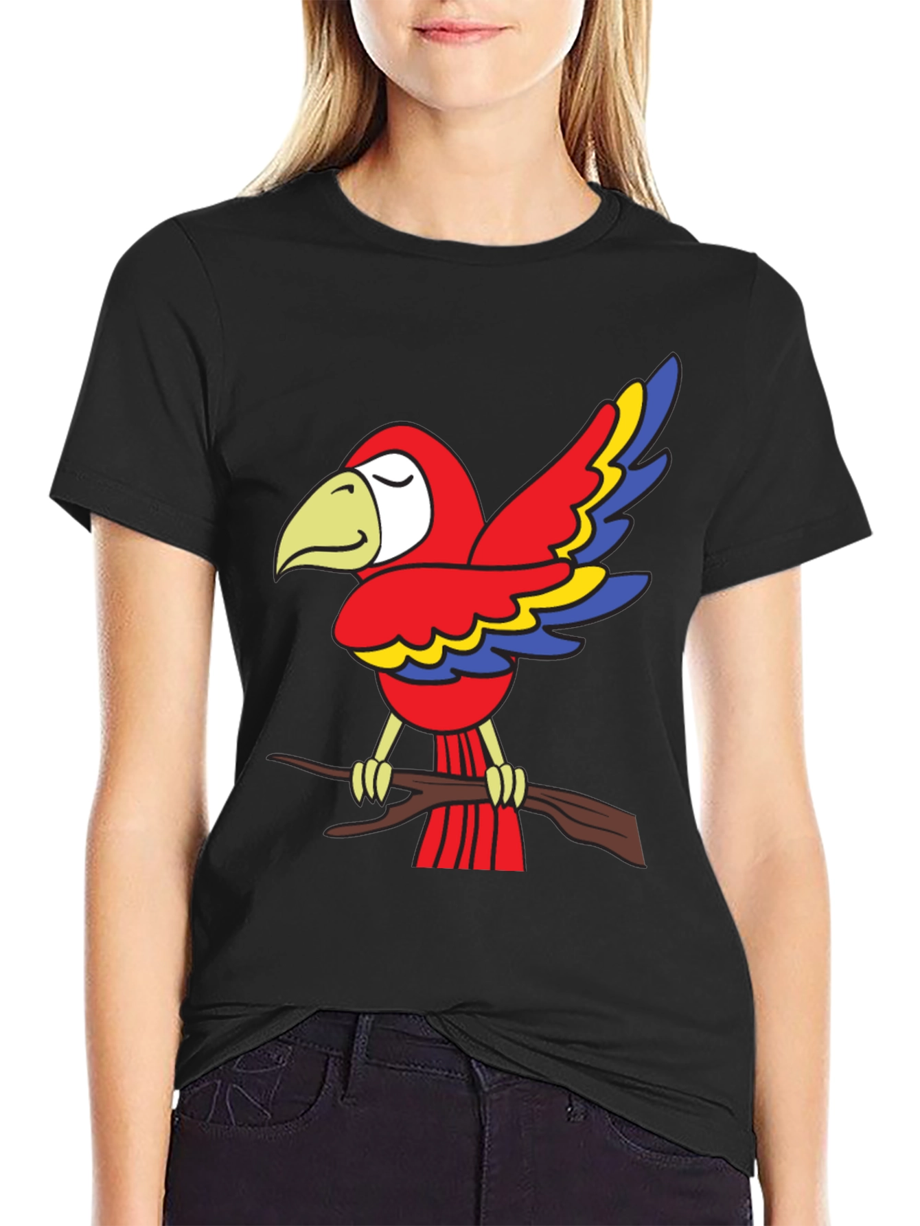 Parrot Graphic Tee - Bird Lovers T-Shirt