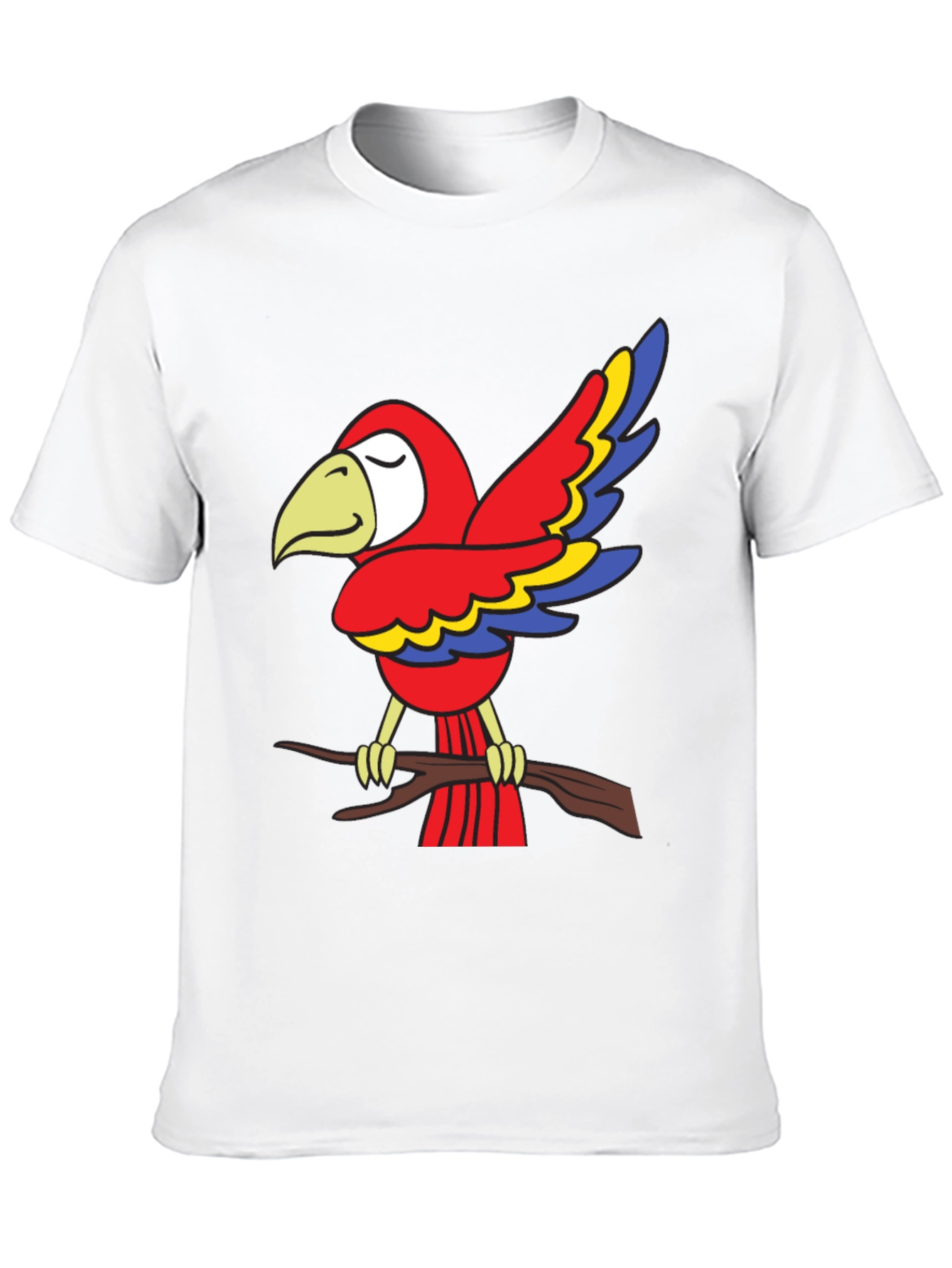Parrot Graphic Tee - Bird Lovers T-Shirt