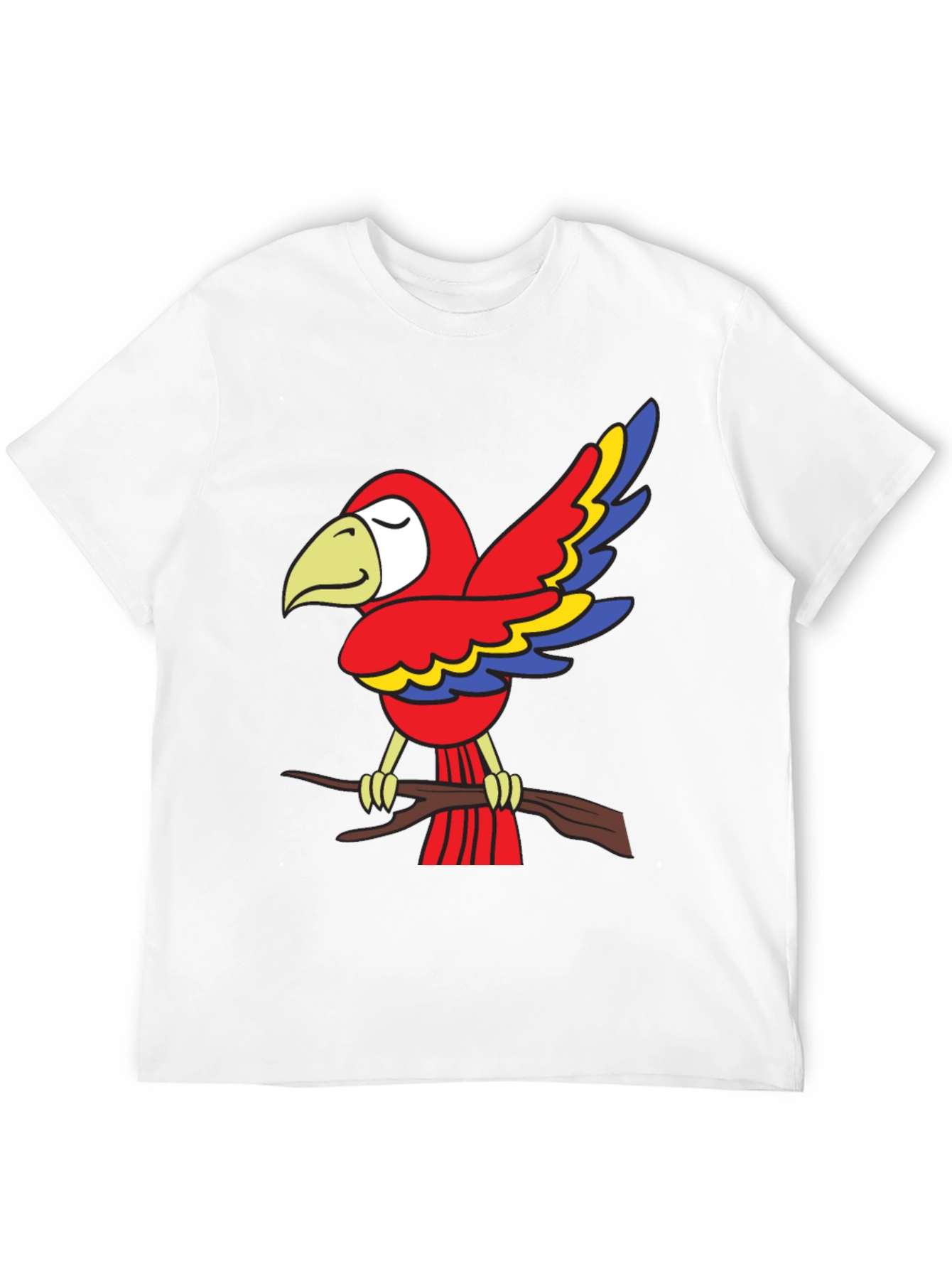 Parrot Graphic Tee - Bird Lovers T-Shirt