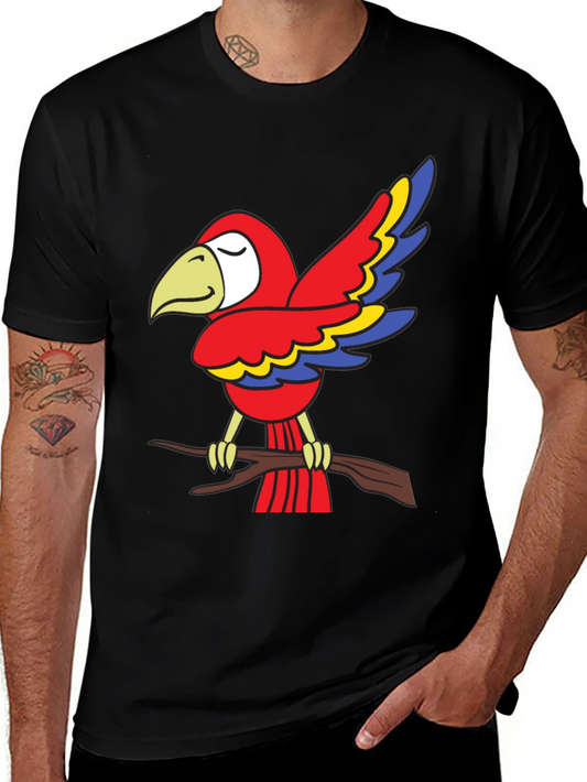 Parrot Graphic Tee - Bird Lovers T-Shirt