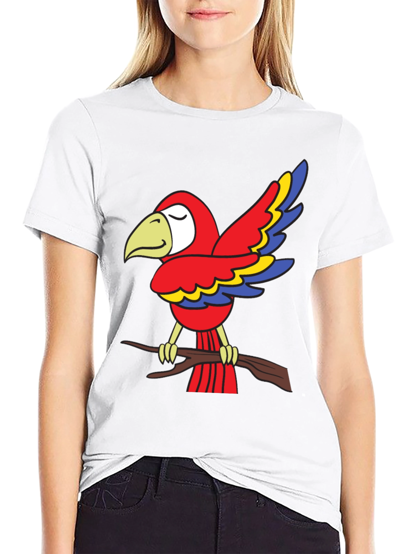 Parrot Graphic Tee - Bird Lovers T-Shirt