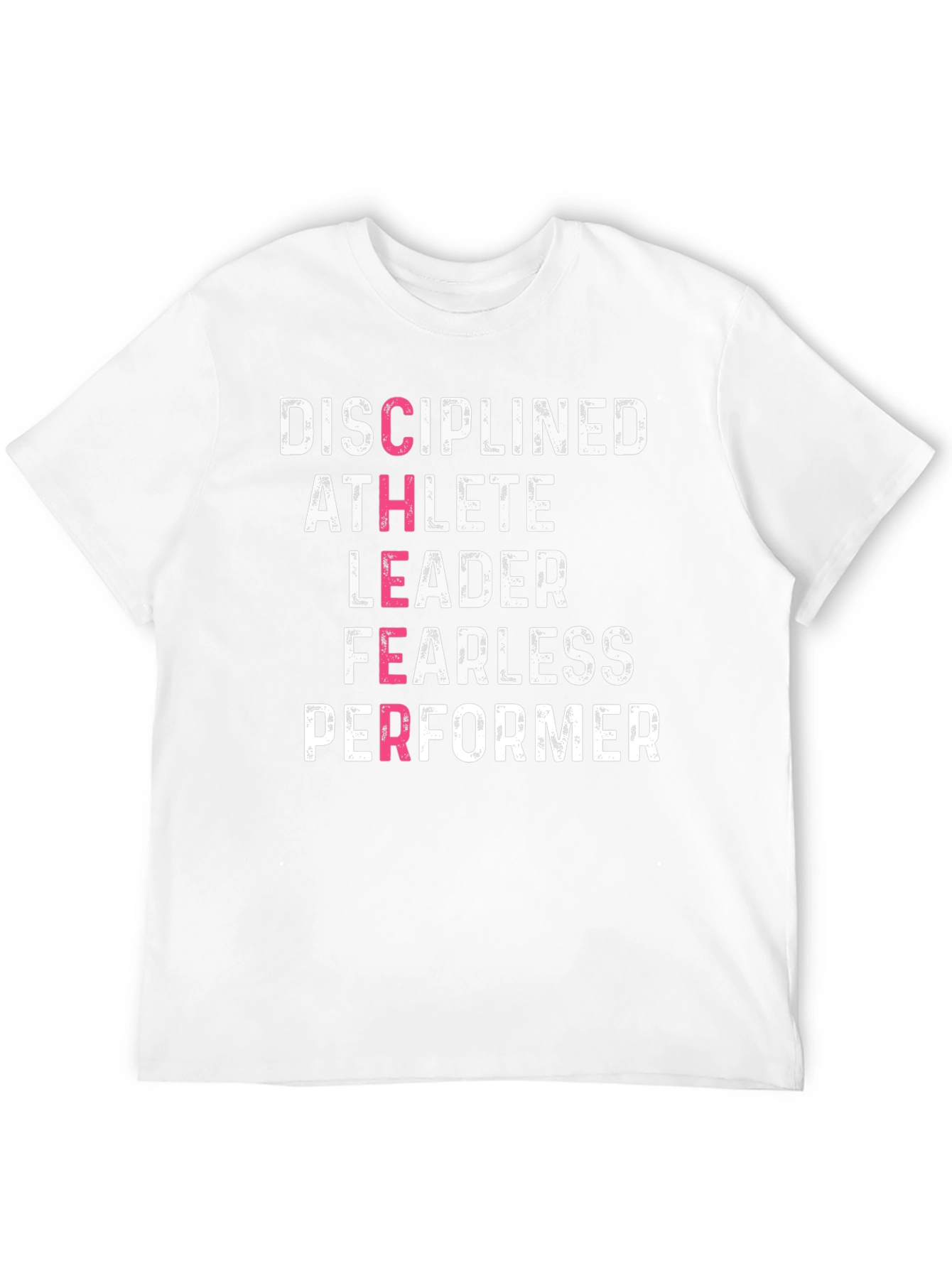 Disciplined Athlete Motivational Graphic Tee