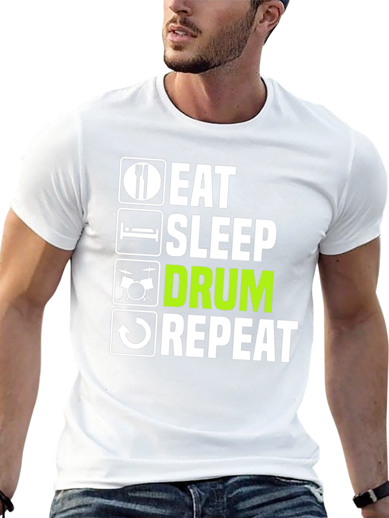 Eat Sleep Drum Repeat T-Shirt