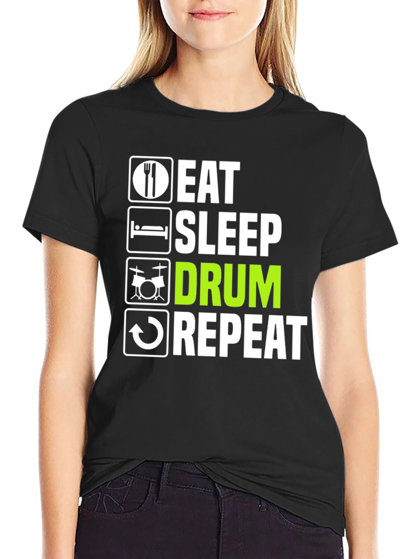Eat Sleep Drum Repeat T-Shirt