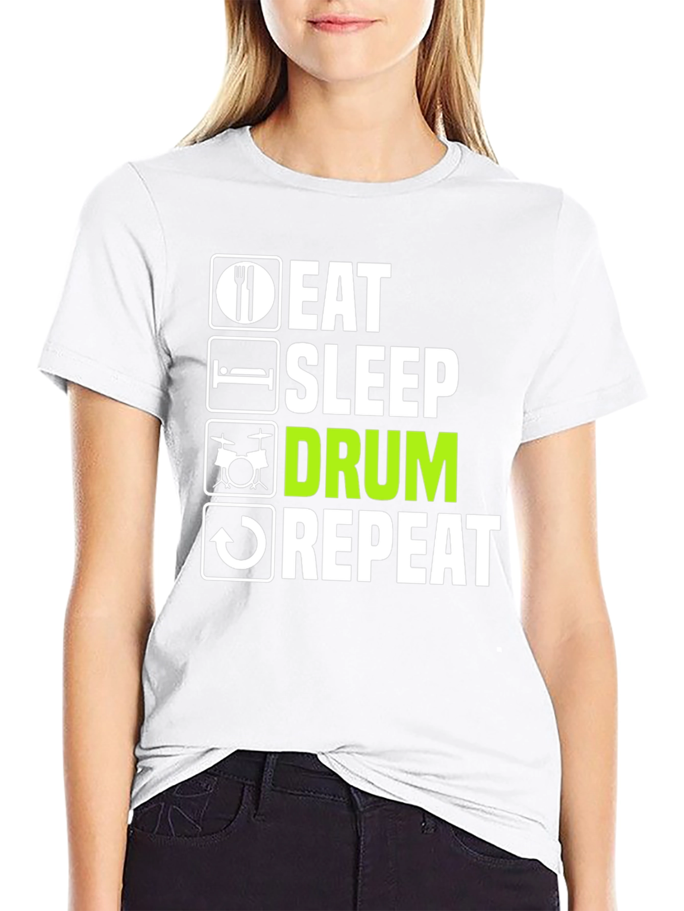 Eat Sleep Drum Repeat T-Shirt