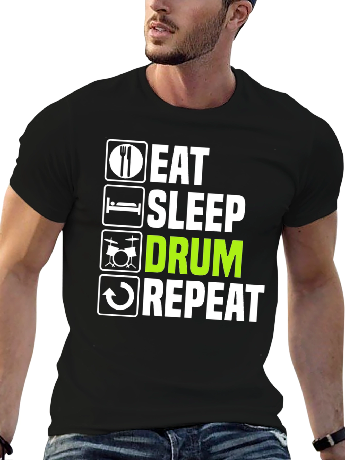Eat Sleep Drum Repeat T-Shirt