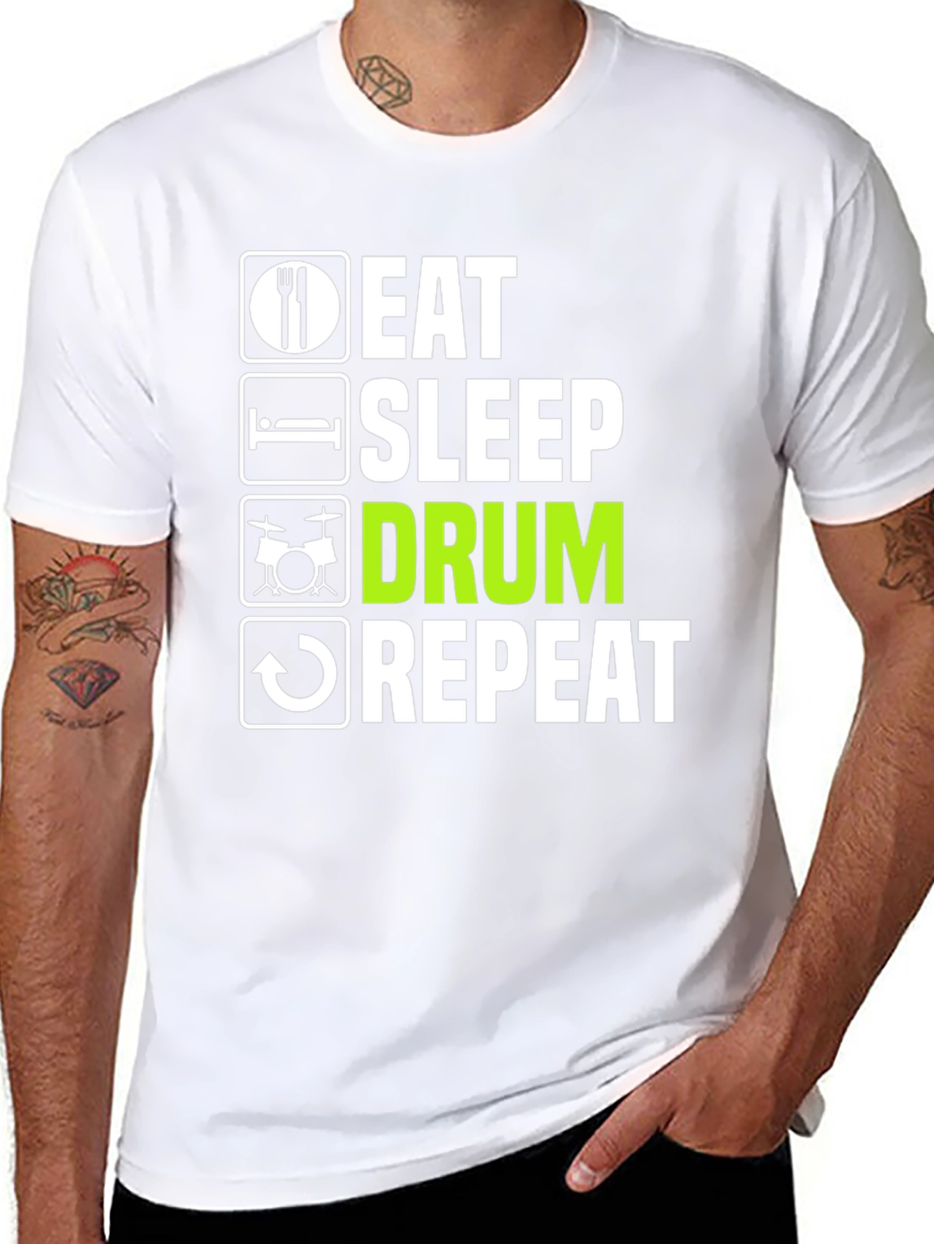 Eat Sleep Drum Repeat T-Shirt