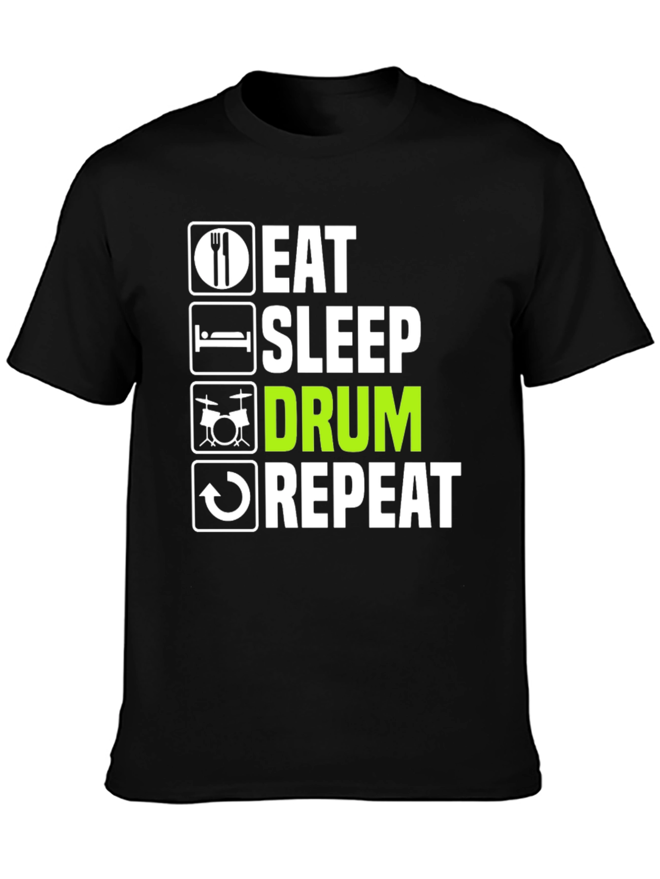Eat Sleep Drum Repeat T-Shirt