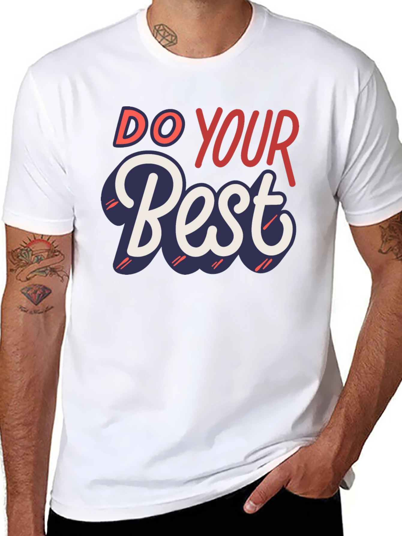 Do Your Best Graphic Tee - Inspiring Motivation