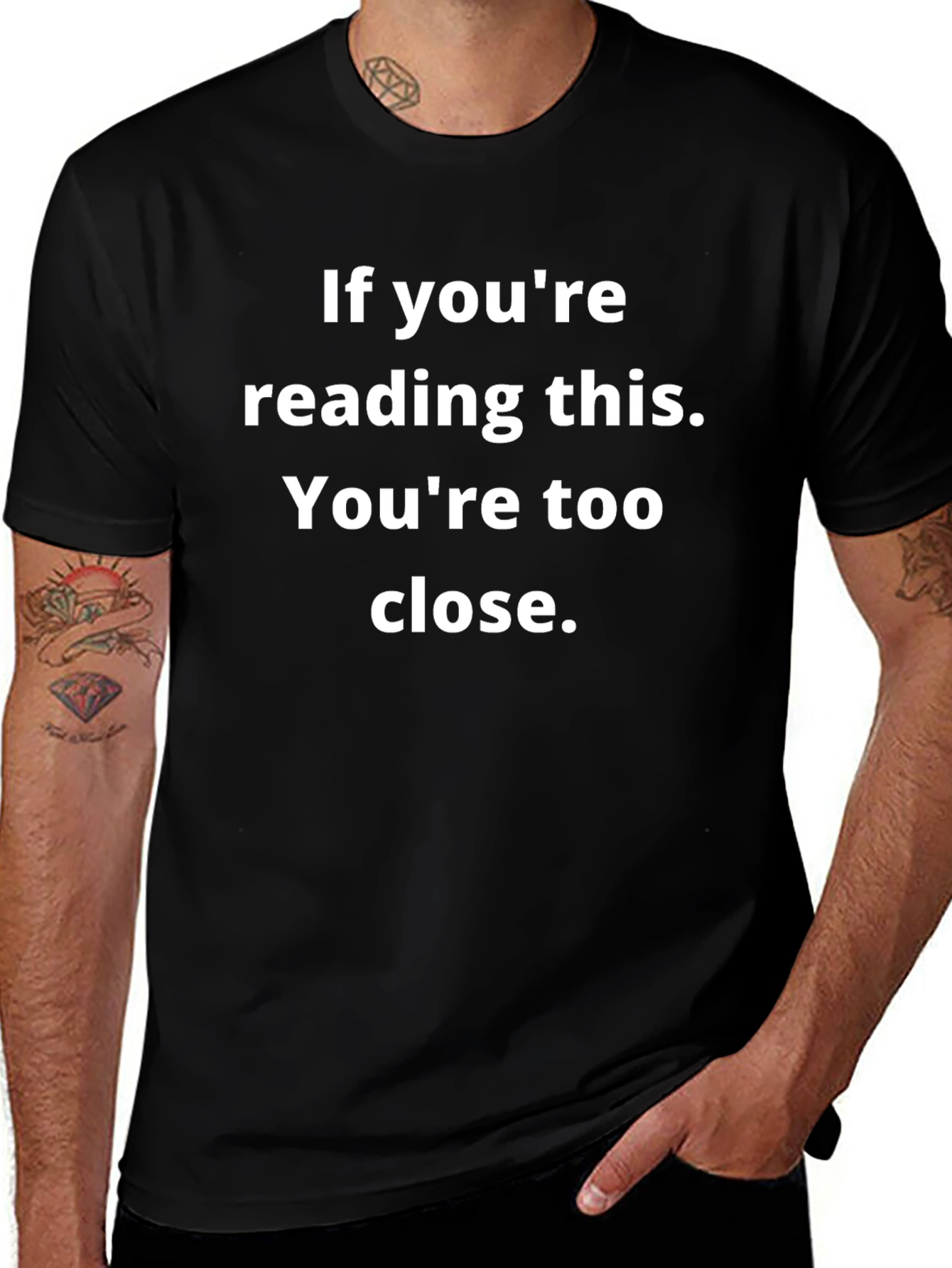Funny Sarcastic Graphic Tee - Personal Space T-Shirt