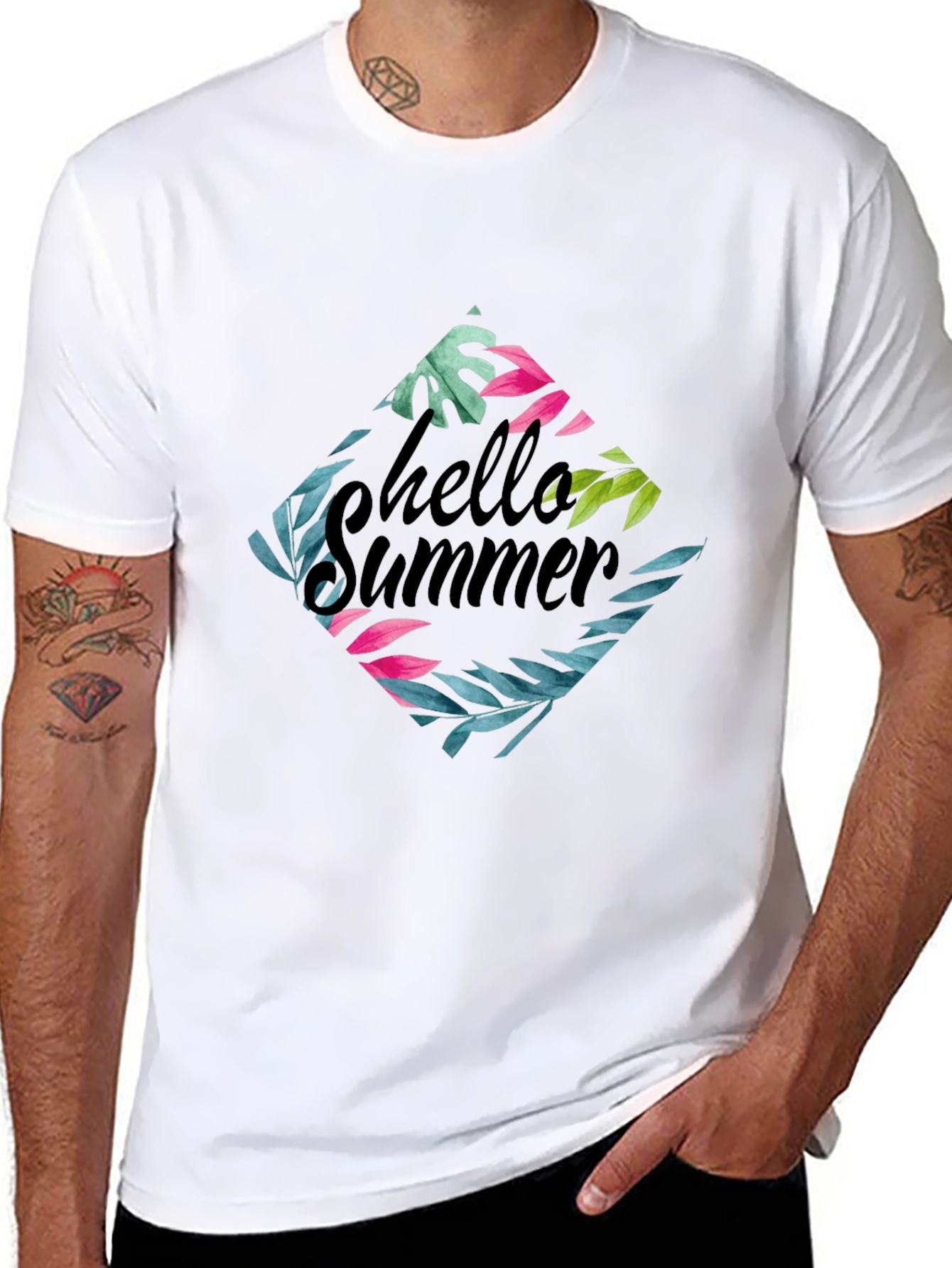 Hello Summer Graphic T-Shirt
