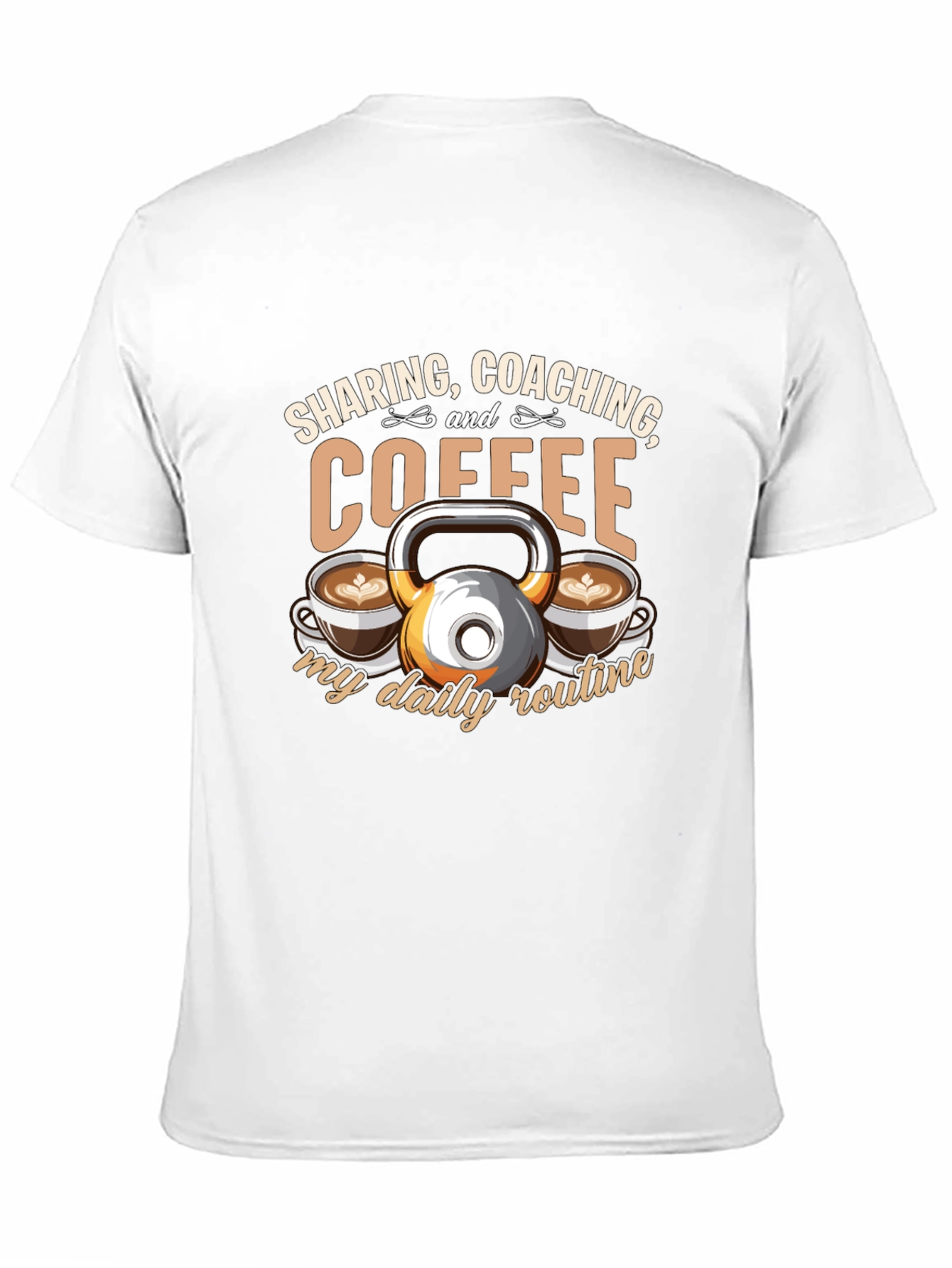 Sharing Coaching & Coffee Daily Routine T-Shirt