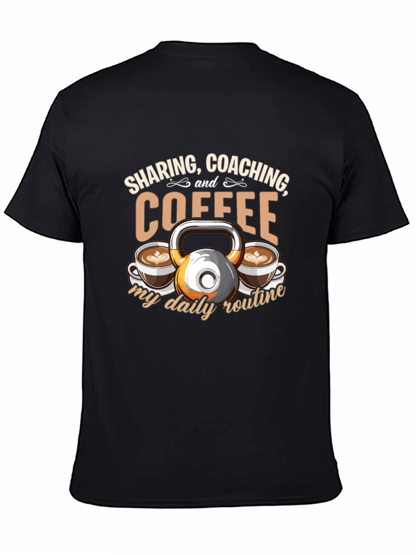 Sharing Coaching & Coffee Daily Routine T-Shirt