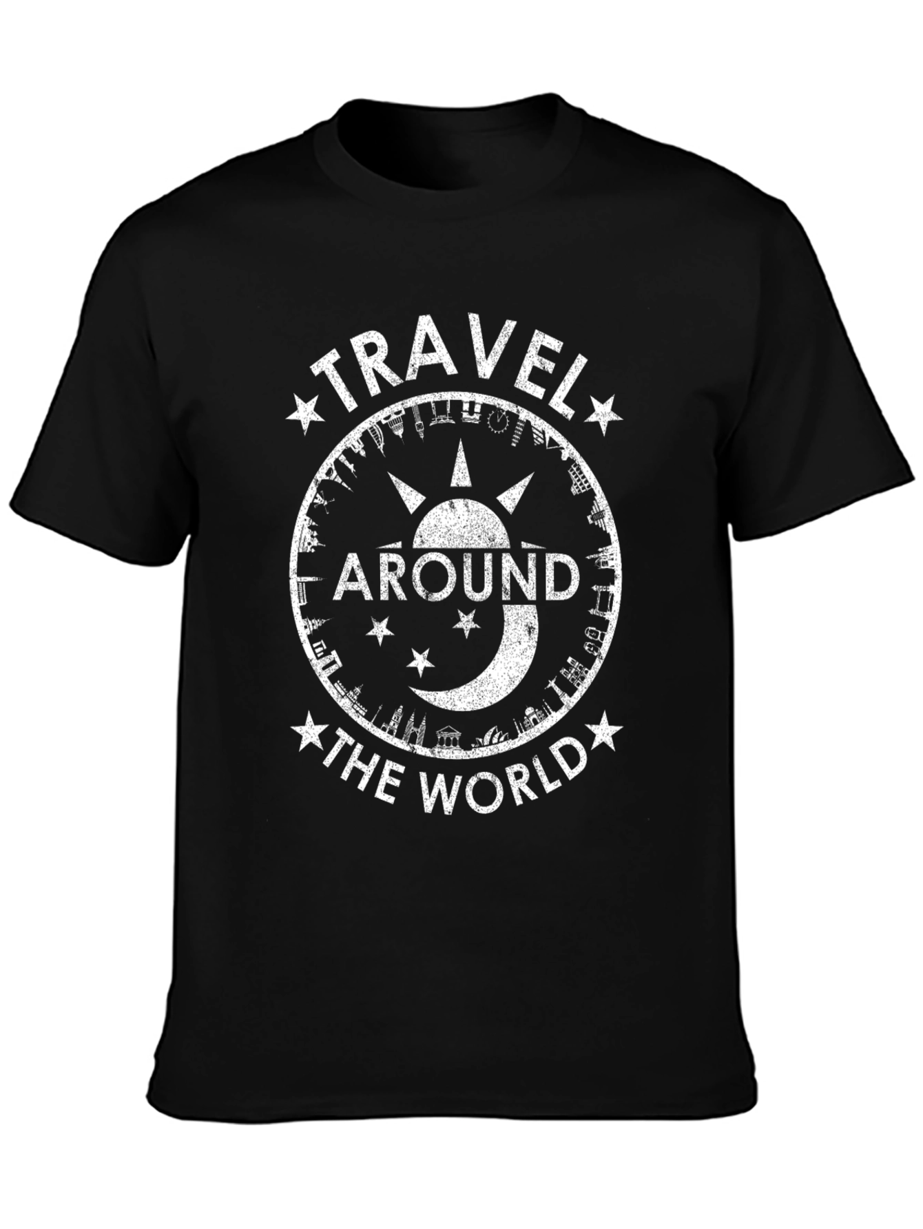 Travel Around the World Graphic Tee - Unisex
