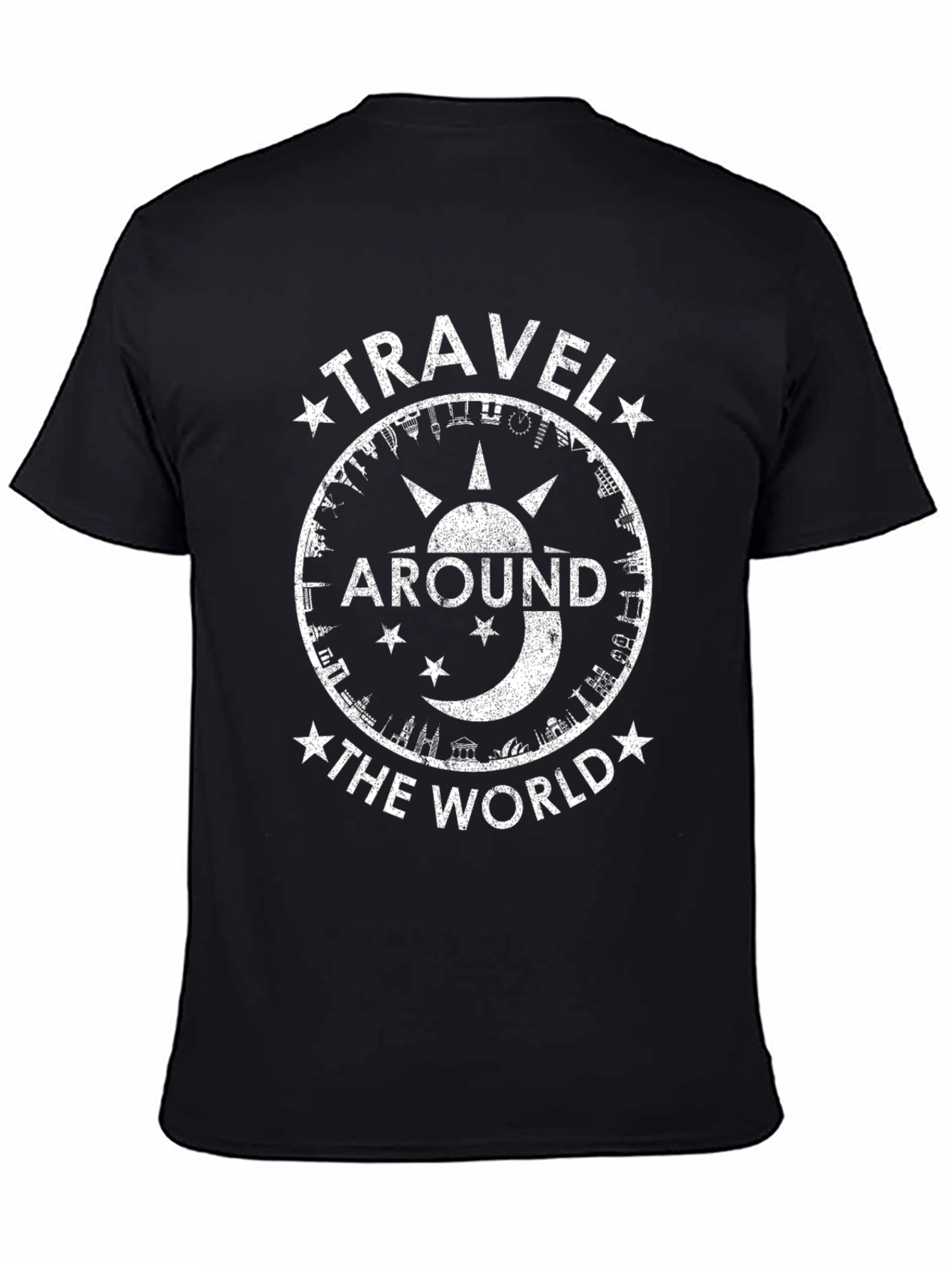 Travel Around the World Graphic Tee - Unisex