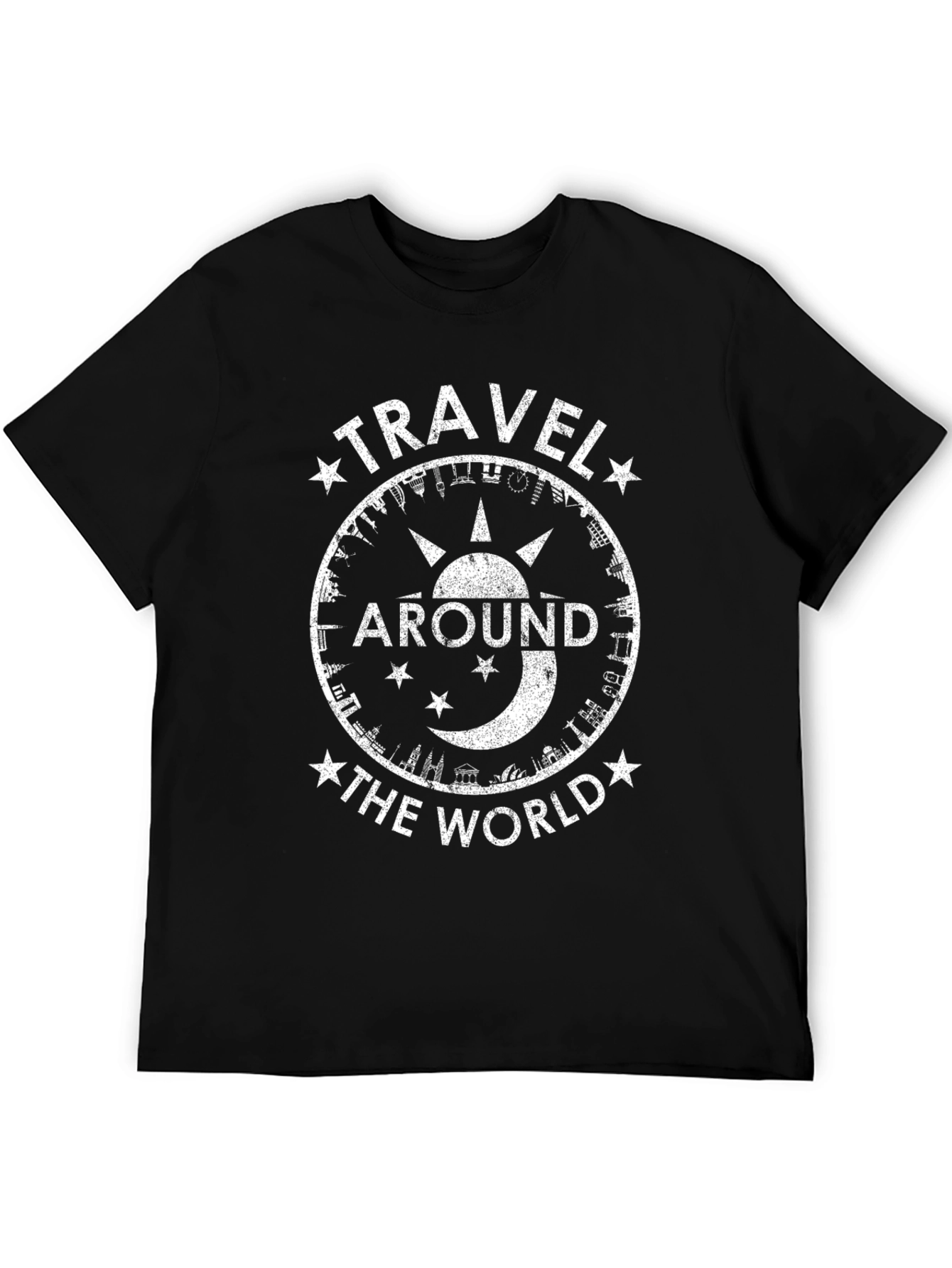 Travel Around the World Graphic Tee - Unisex